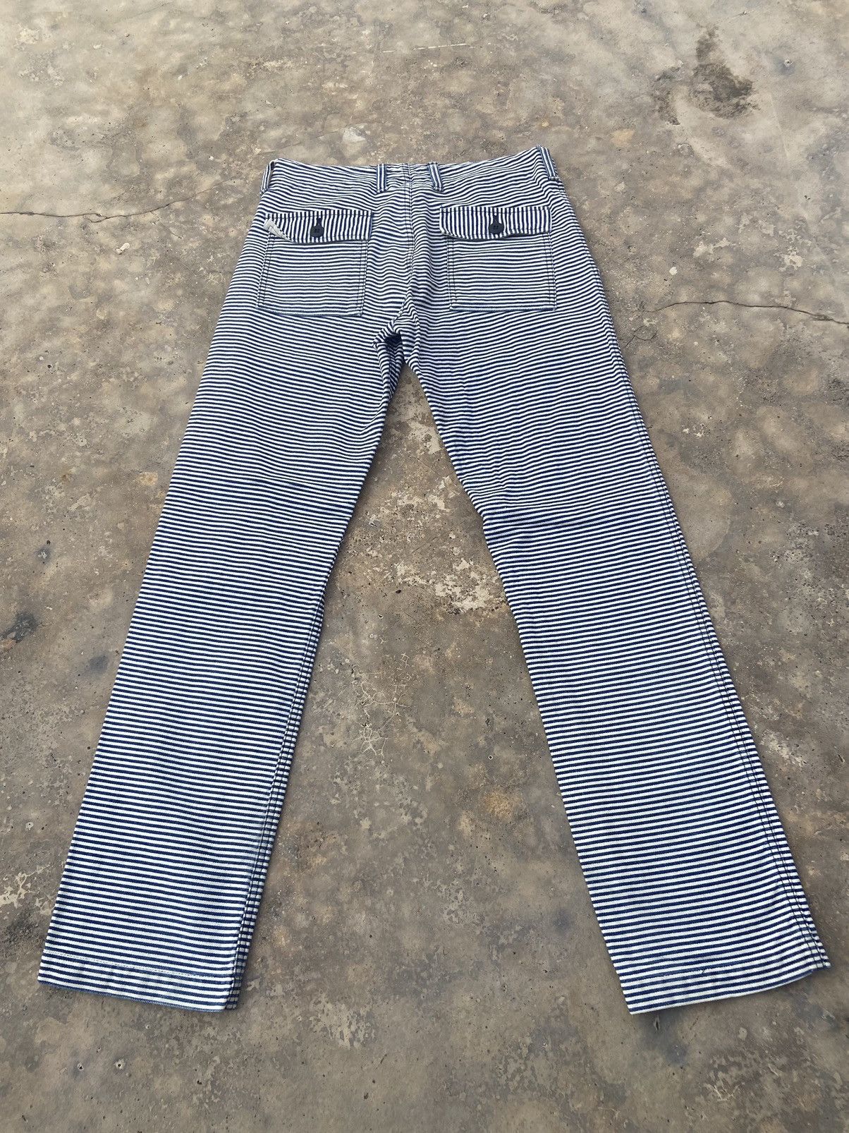 Johnbull JOHNBULL JAPAN HICKORY STRIPE PANT Size US 31 - 7 Thumbnail