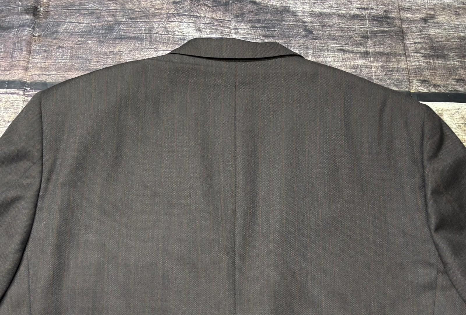 Ermenegildo Zegna Ermenegildo Zegna Blazer Jacket Brown Super 100s Wool Italy Size 48R - 8 Thumbnail