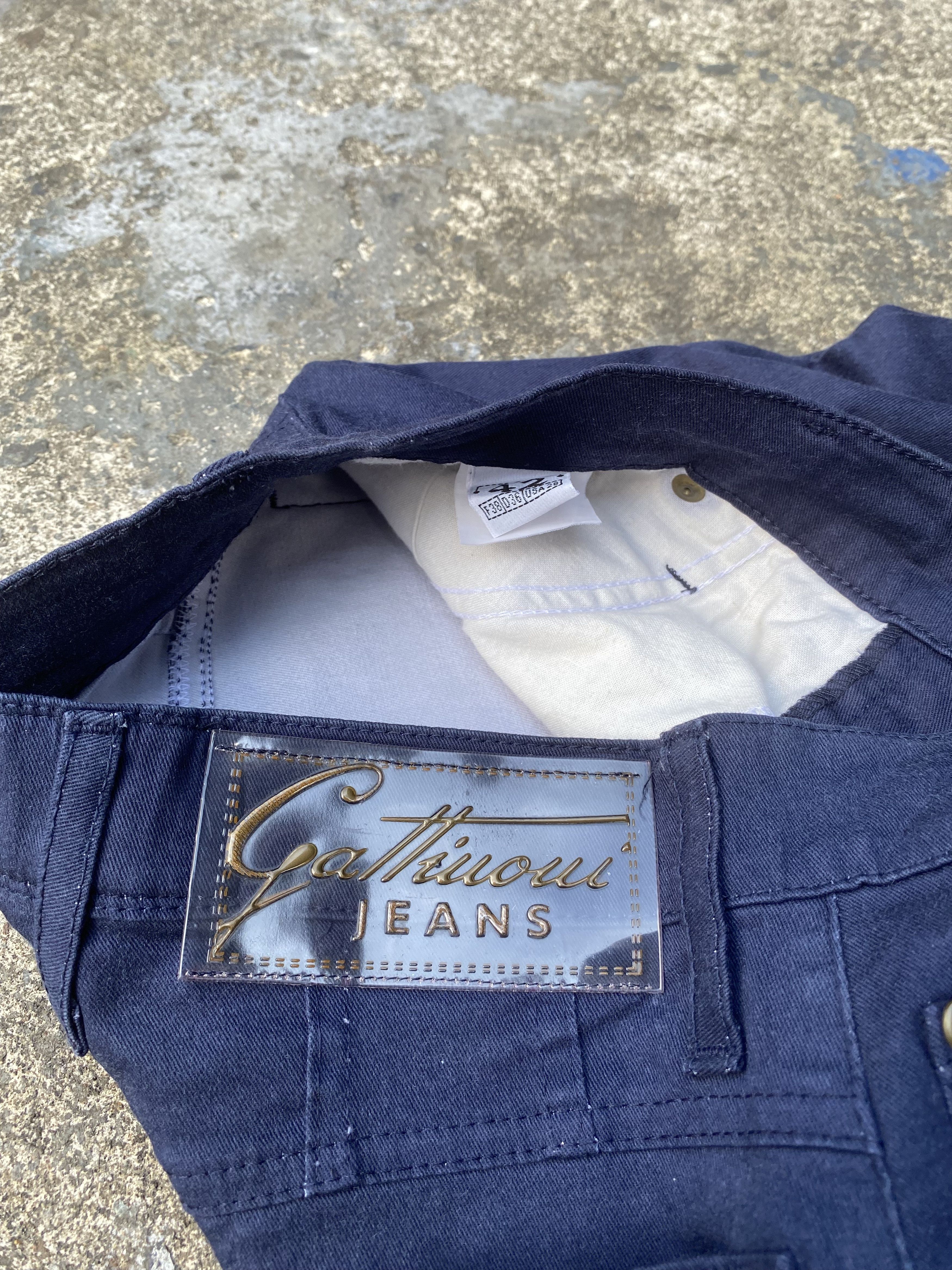 Designer Rare Design Gattinoni Women Jeans Size 26" / US 2 / IT 38 - 4 Thumbnail