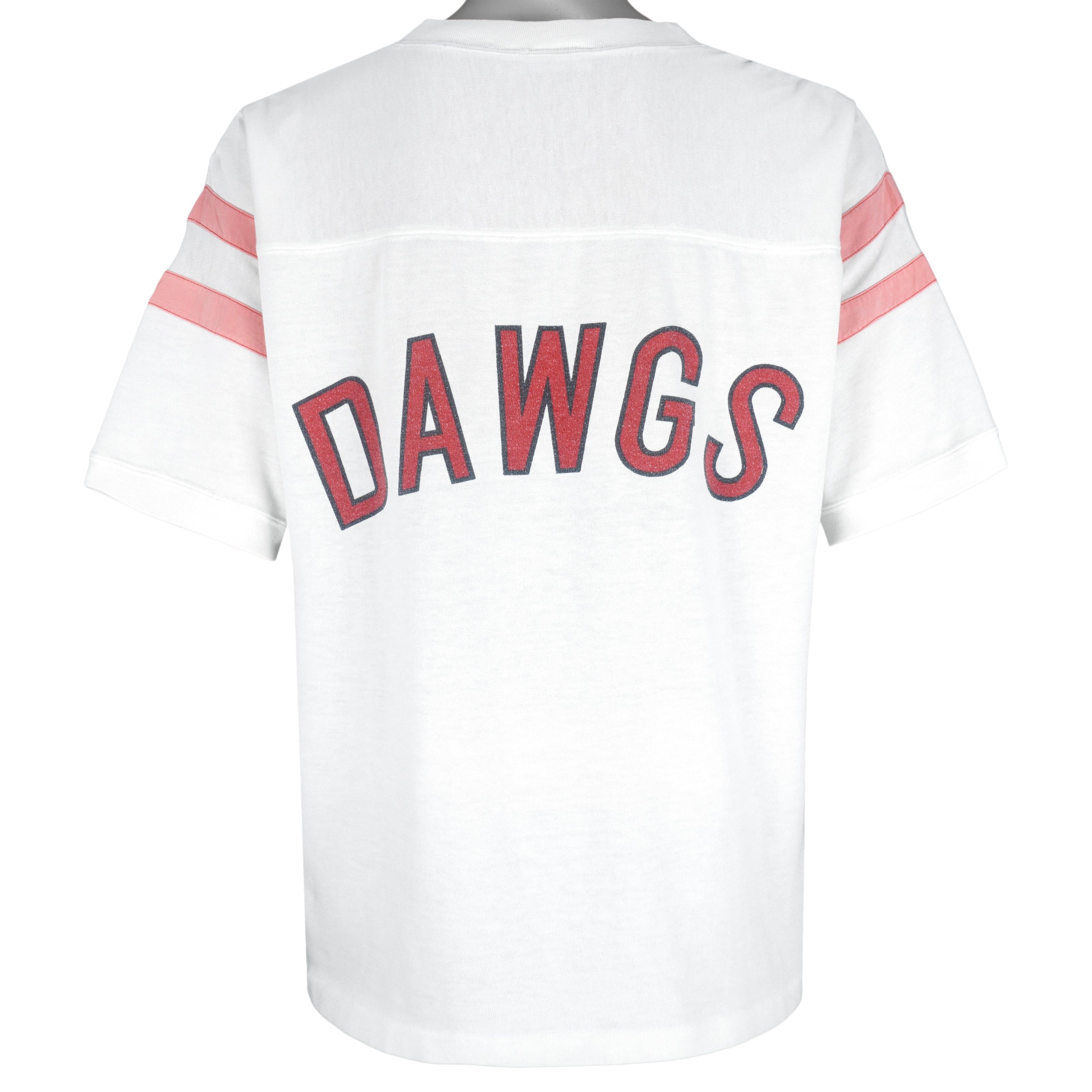 Nutmeg NCAA - Georgia Bulldogs Dawgs Jersey T-Shirt 1980s Size US L / EU 52-54 / 3 - 2 Thumbnail