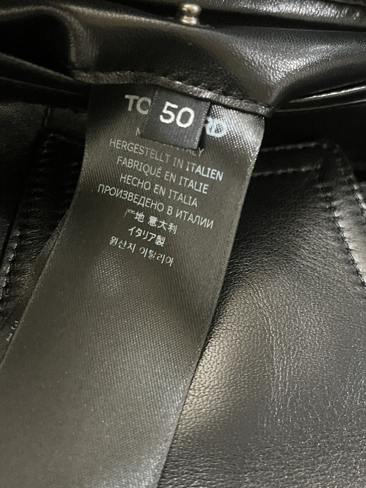 Tom Ford Tom Ford Leather Jacket Sz 50 Size US M / EU 48-50 / 2 - 12 Thumbnail