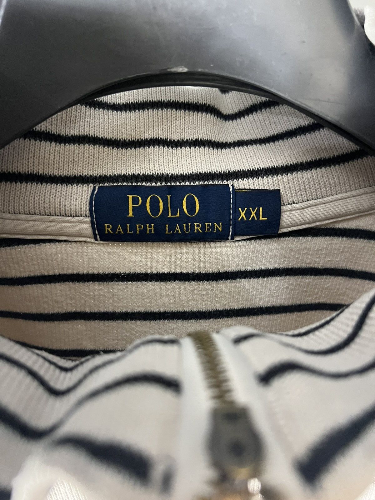 Polo Ralph Lauren × Vintage VERY RARE RALPH LAUREN DESIGNER SWEATER 1/3 ZIP LUZURY 90s Size US XXL / EU 58 / 5 - 4 Thumbnail