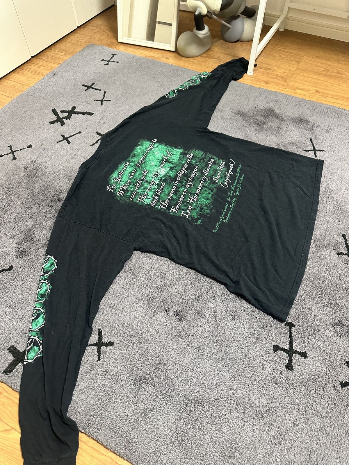 Vintage Cradle of Filth - Dani Filth Long sleeve Size US XL / EU 56 / 4 - 8 Thumbnail