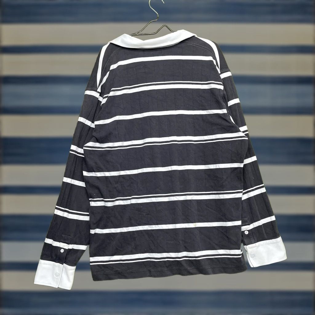 Sean John VINTAGE Sean John Polo Shirt Mens 3XL Long Sleeve Striped Preppy Casual Slim Fit Shirt Mens 3XL Navy Blue Polo Sean John 90s Mens Size US XXL / EU 58 / 5 - 1 Thumbnail