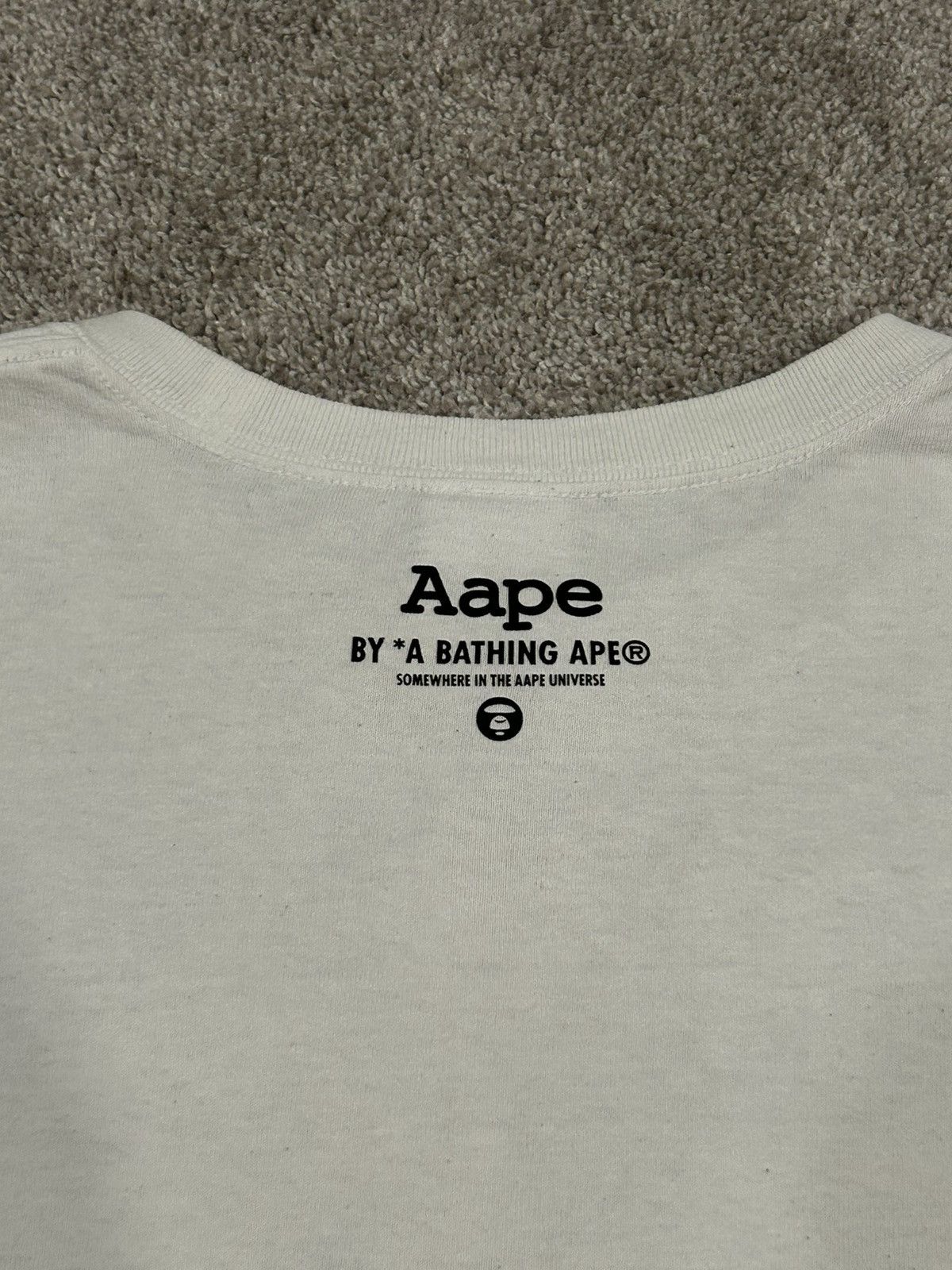 Aape × Bape RARE Aape Orange Camo Face Emblem Longsleeve by Bape Size US M / EU 48-50 / 2 - 4 Thumbnail
