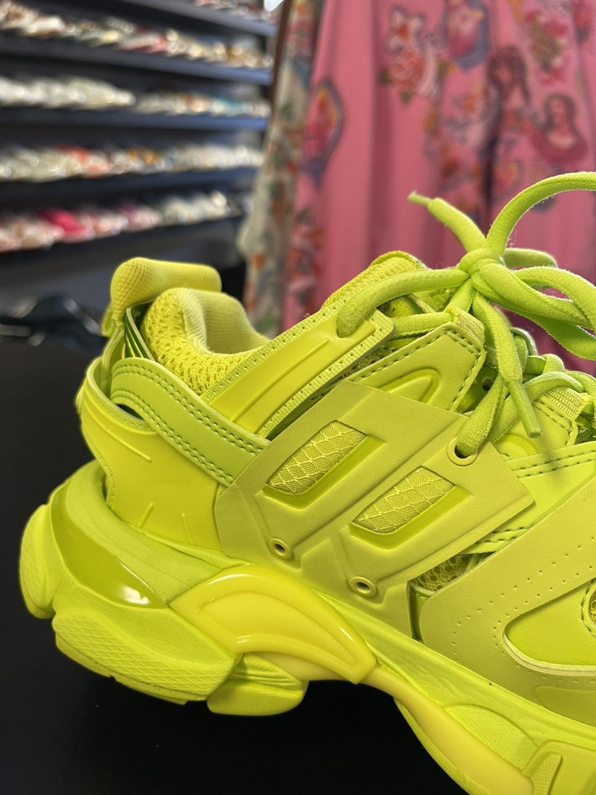 Balenciaga Size 6 - Balenciaga Track Trainer Lime Size US 6 / IT 36 - 7 Thumbnail