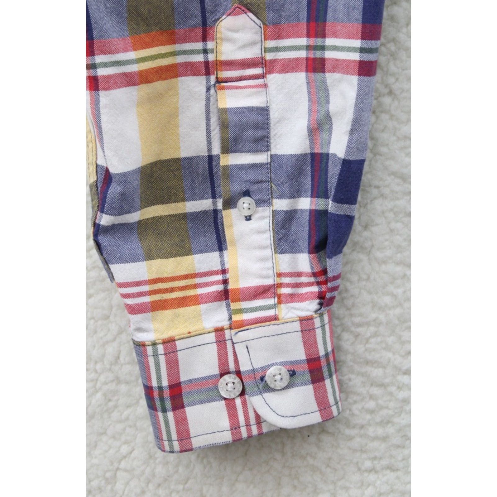 Vintage Cinch Miller Style Shirt Men's Large Blue Plaid Heavy Cotton Cowboy Long Sleeve Shirt Size US L / EU 52-54 / 3 - 2 Thumbnail