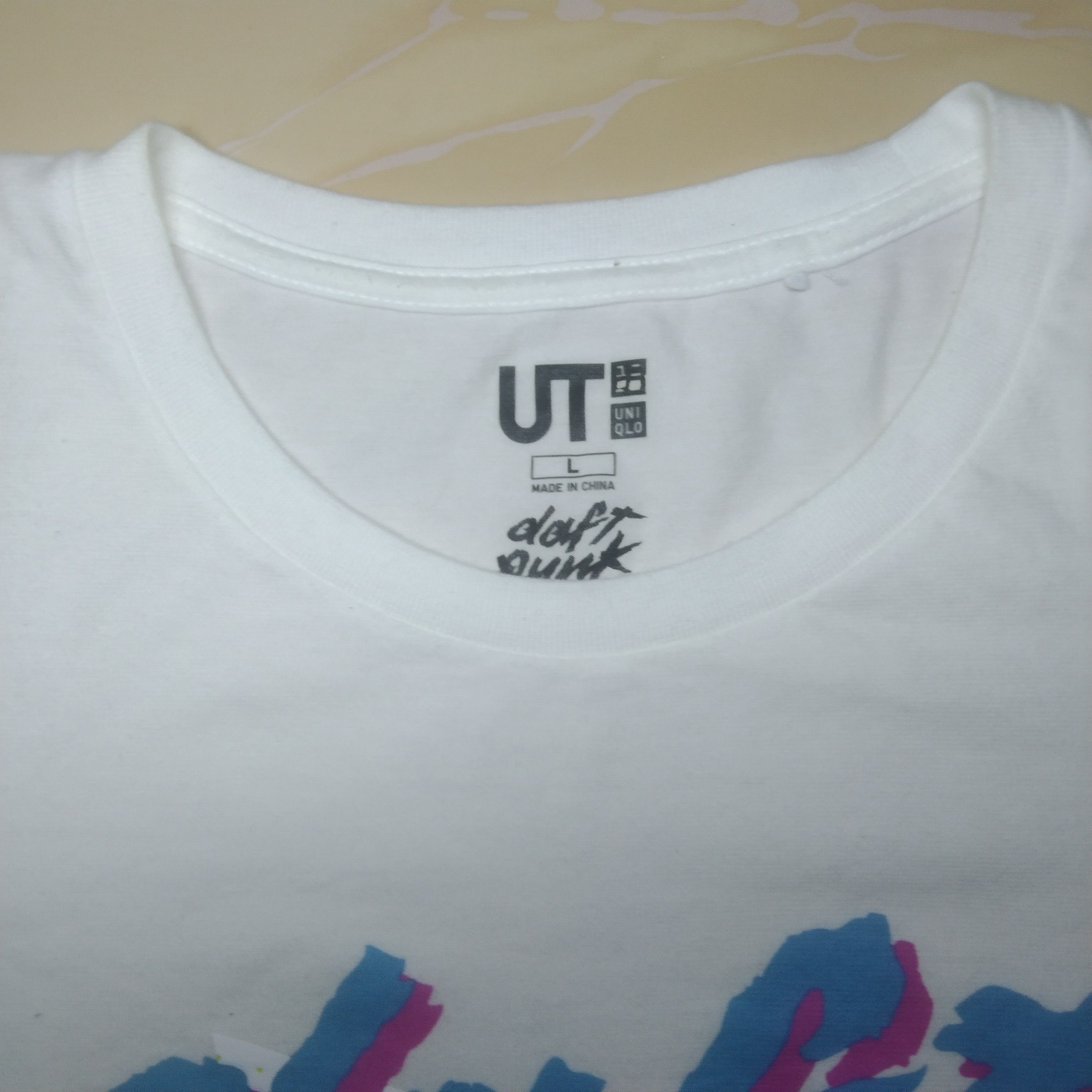 Band Tees × Japanese Brand × Uniqlo Daft Punk x Uniqlo t shirt Size US M / EU 48-50 / 2 - 3 Thumbnail