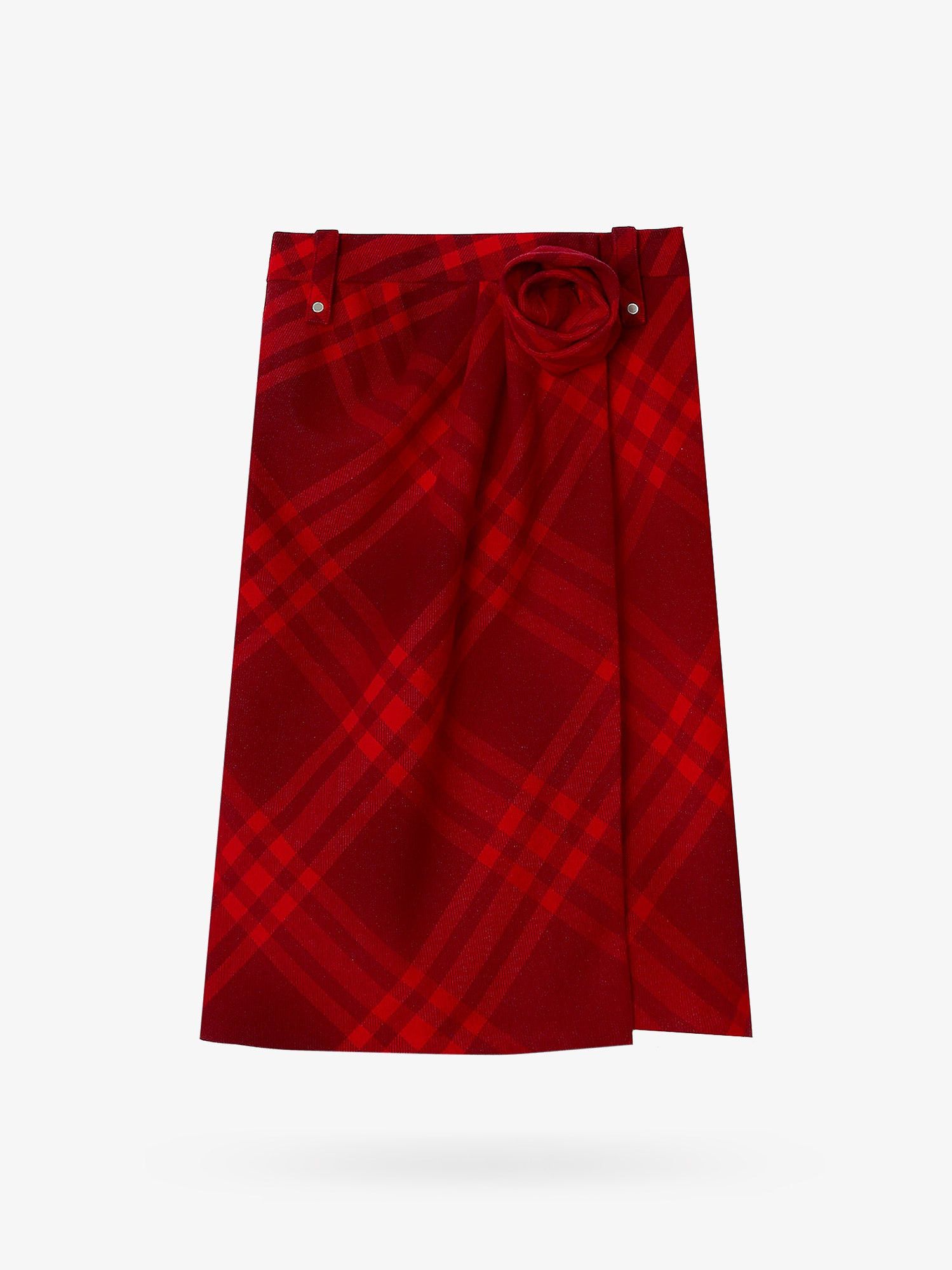 image of Burberry Skirt Woman Red Skirts, Women's (Size 32)