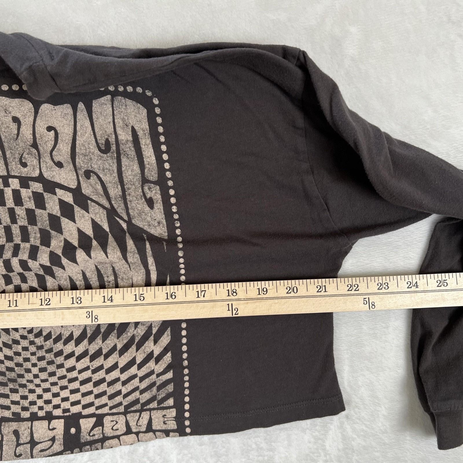 Billabong Billabong Shirt Womens XS Black Cropped Long Sleeve Graphic Size XS / US 0-2 / IT 36-38 - 4 Thumbnail
