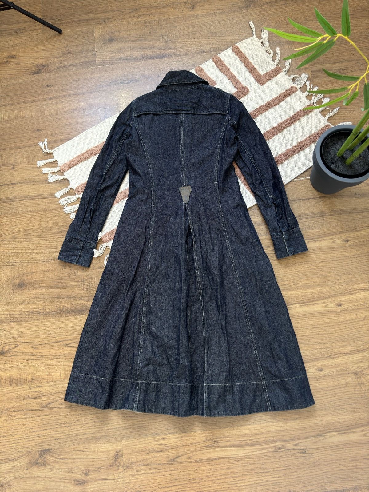 Diesel VINTAGE DIESEL DENIM AVANT GARDE SHIRT MAXI DRESS Size S / US 4 / IT 40 - 7 Thumbnail
