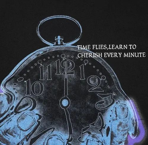 VIBE Melt The Clock Printed T Shirt Size US M / EU 48-50 / 2 - 3 Thumbnail