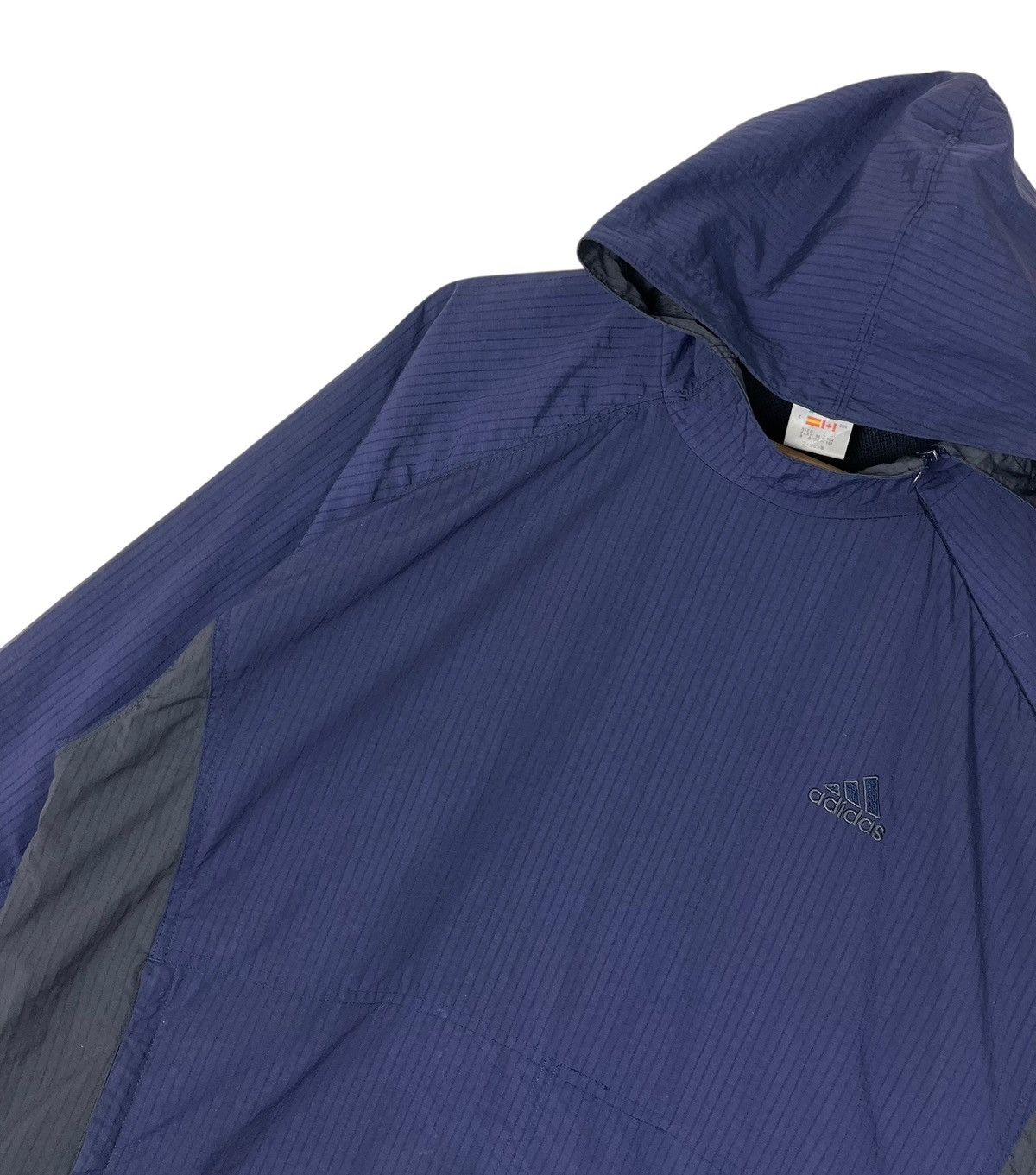 Adidas × Vintage Vintage Adidas Side Zipper Light Hoodie Jacket Size US L / EU 52-54 / 3 - 7 Thumbnail