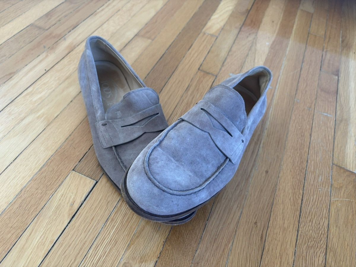 Tod's Tod’s Driving Shoes in Pashmy Suede Tan Size 9 Size US 9 / EU 42 - 4 Thumbnail