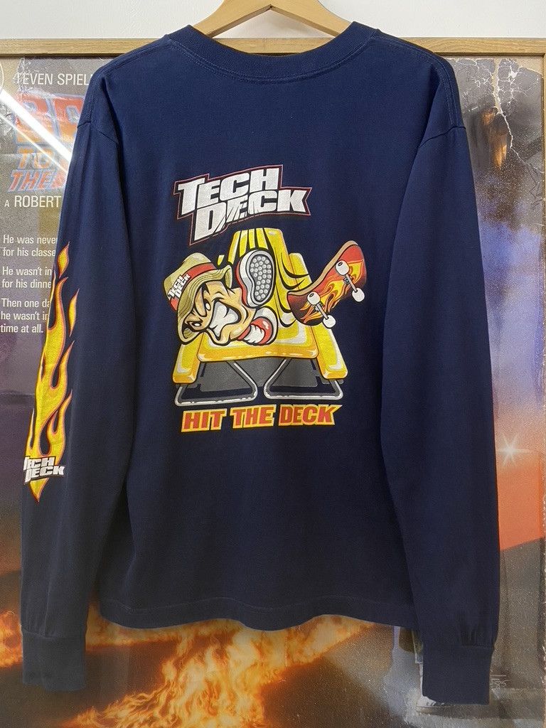 Vintage Y2K Vintage Tech Deck Dudes Park Bench Long Sleeve Size US M / EU 48-50 / 2 - 1 Thumbnail
