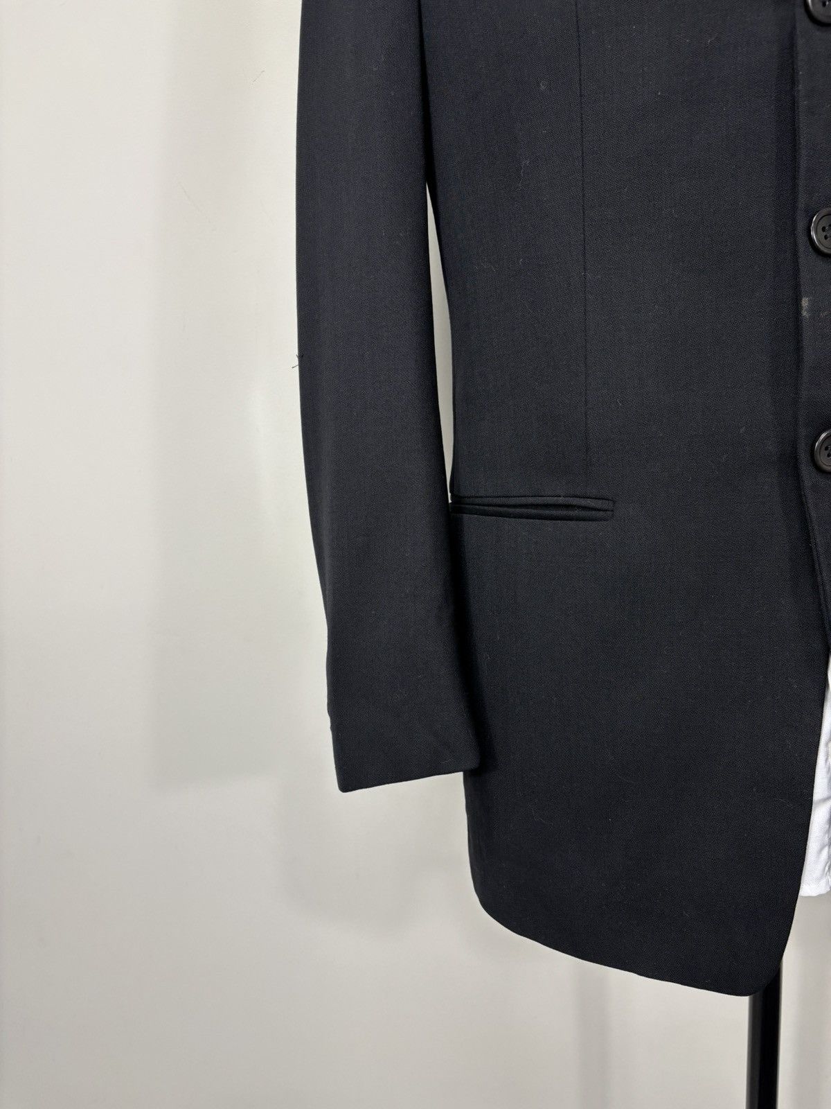 Armani Collezioni Armani Collezioni Men’s Black Wool Blazer Jacket Sport Coat Size 36R - 4 Thumbnail