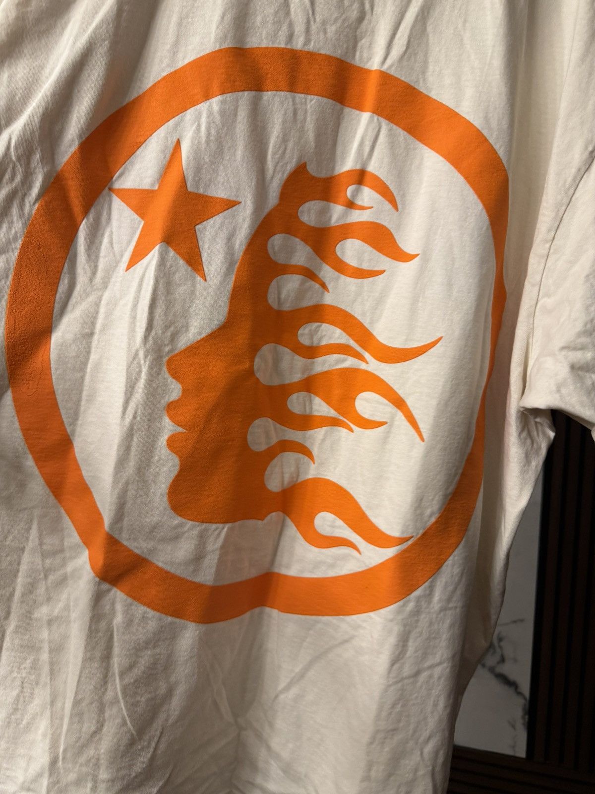 HELLSTAR Hellstar Classic Tee (Sail/Orange) size XXXL Size US XXL / EU 58 / 5 - 7 Thumbnail