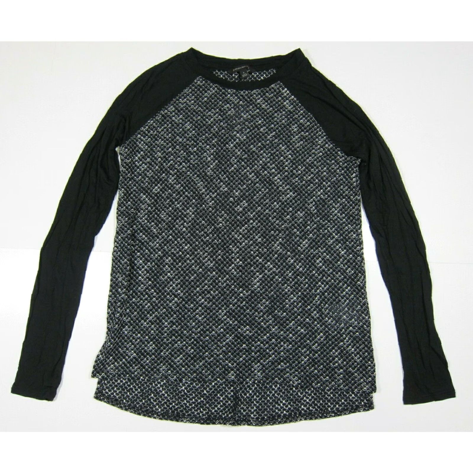 Banana Republic Banana Republic Blouse Shirt Knit Black Long Sleeve Women S NWT Size S / US 4 / IT 40 - 2 Thumbnail