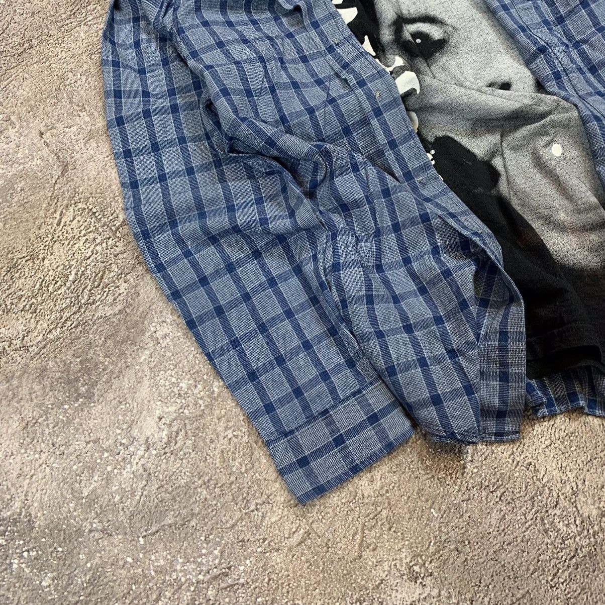 Flannel vintage flannel shirt checkered plaid streetwear 90s Y2K Size US M / EU 48-50 / 2 - 2 Thumbnail