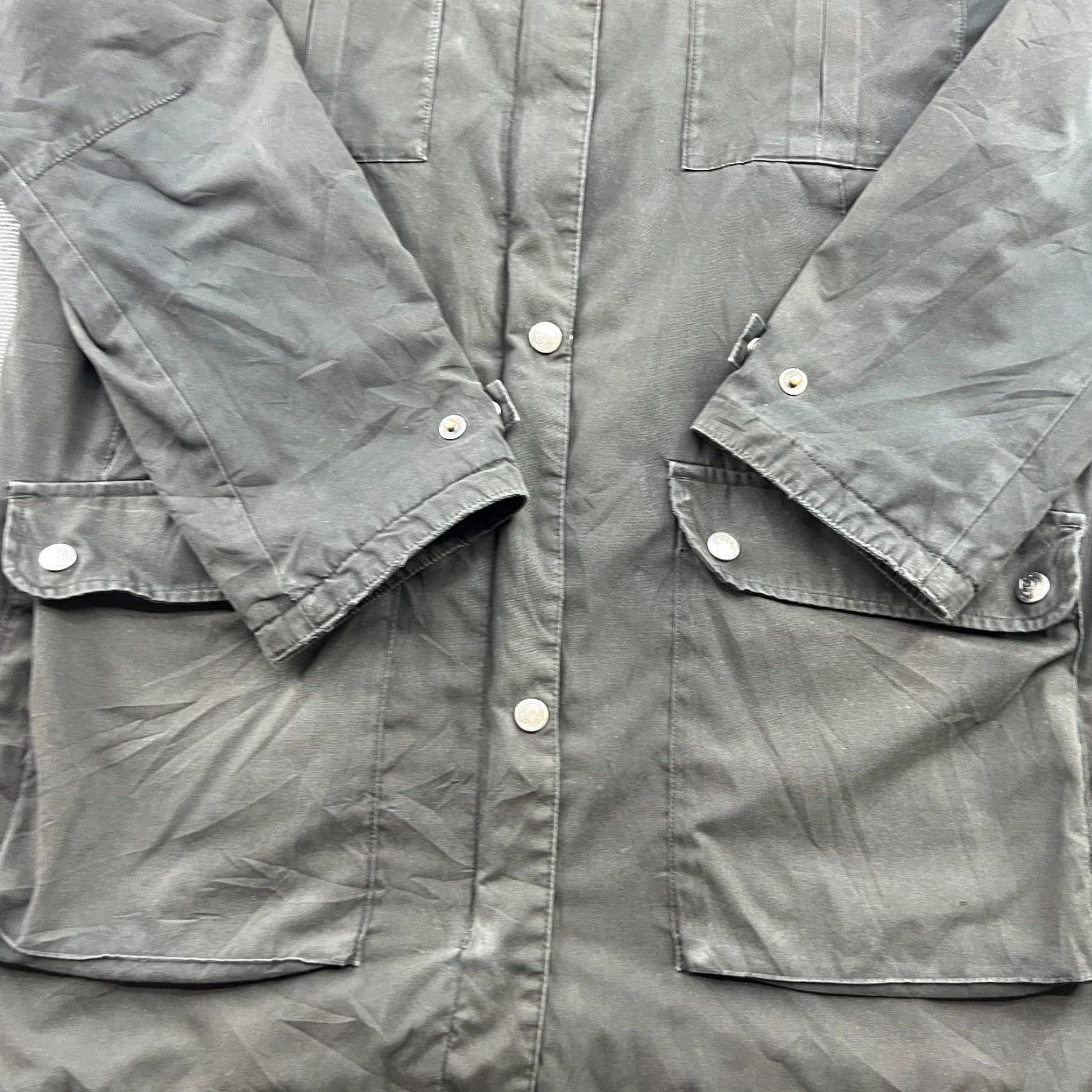 Vintage VINTAGE Fjällräven Greenland Parka Jacket G-1000 Womens XL Green Hooded Size XL / US 12-14 / IT 48-50 - 7 Thumbnail