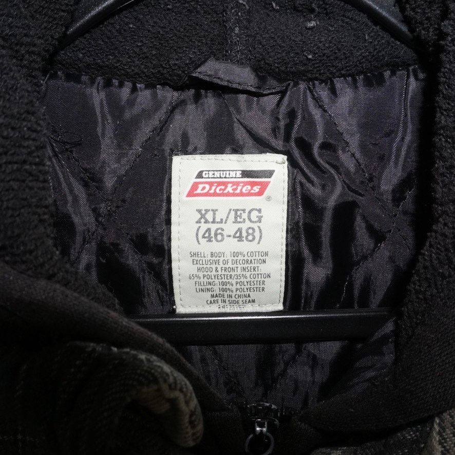 Dickies XL-Vintage Y2K genuine dickies plaid 00s workwear zip hoodie Size US XL / EU 56 / 4 - 2 Thumbnail