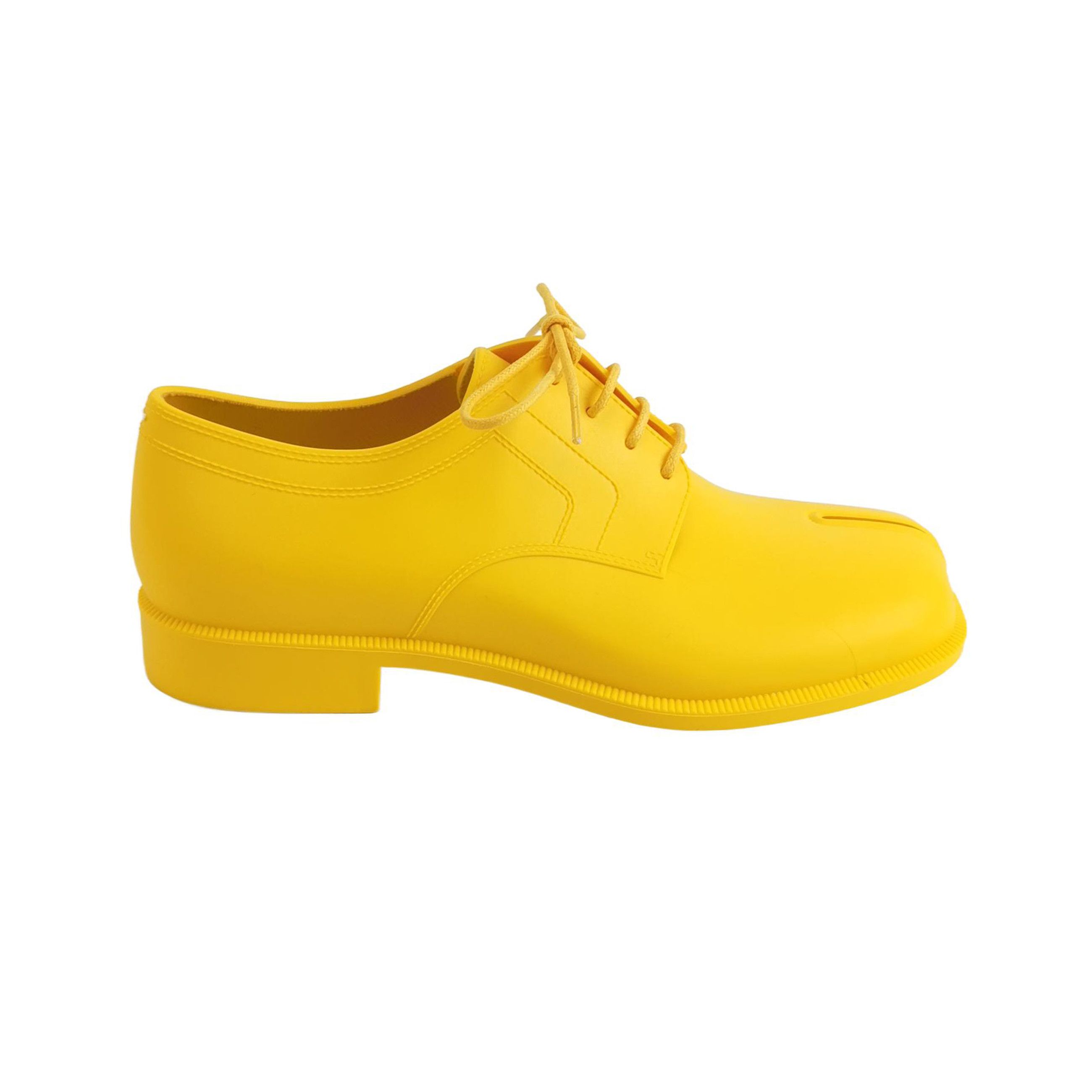 Maison Margiela Maison Margiela Yellow Tabi Lace-Up Flats Size 37 Size US 7 / IT 37 - 1 Thumbnail