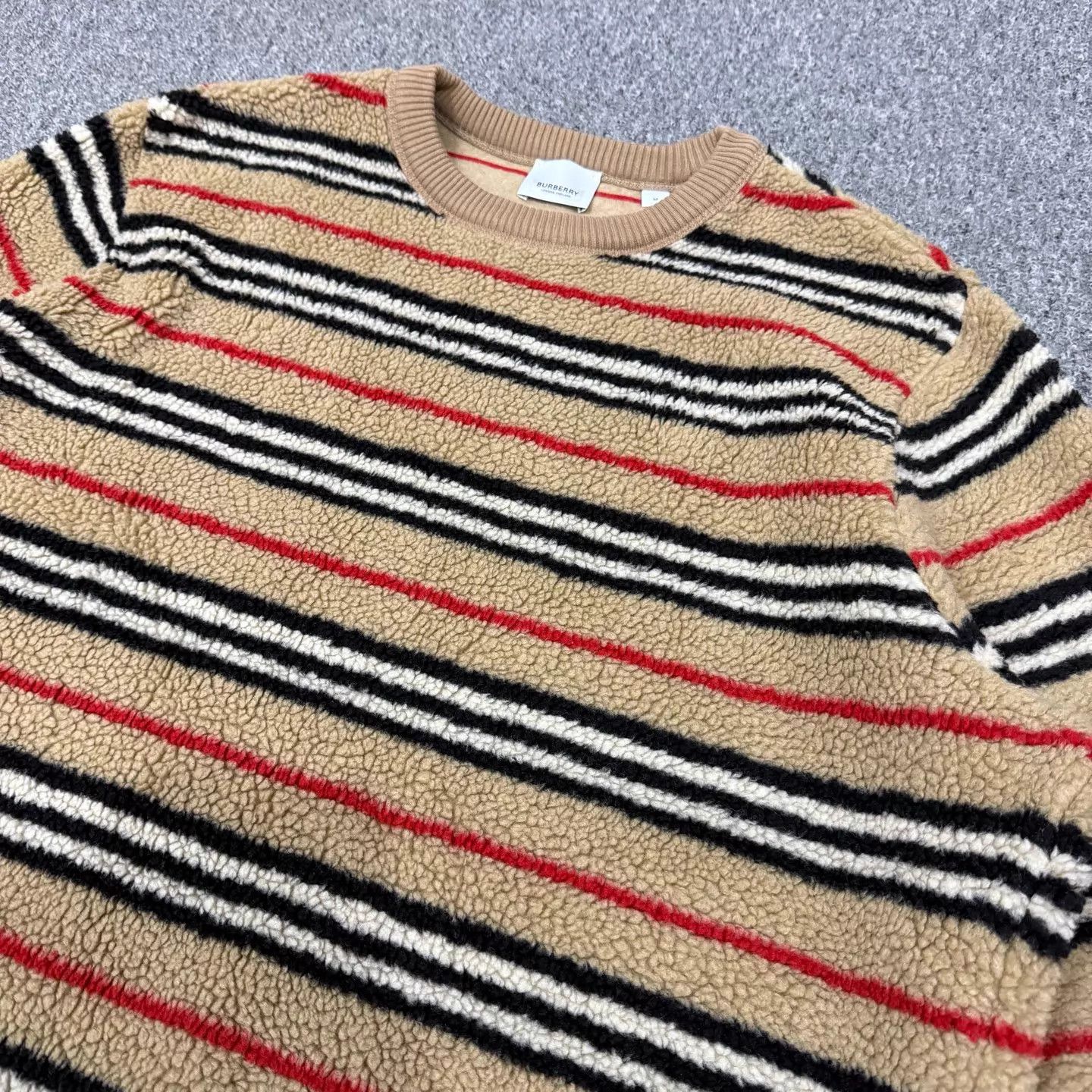 Burberry Burberry Teddy Stripe Sweatshirt M 99 New Size US M / EU 48-50 / 2 - 3 Thumbnail