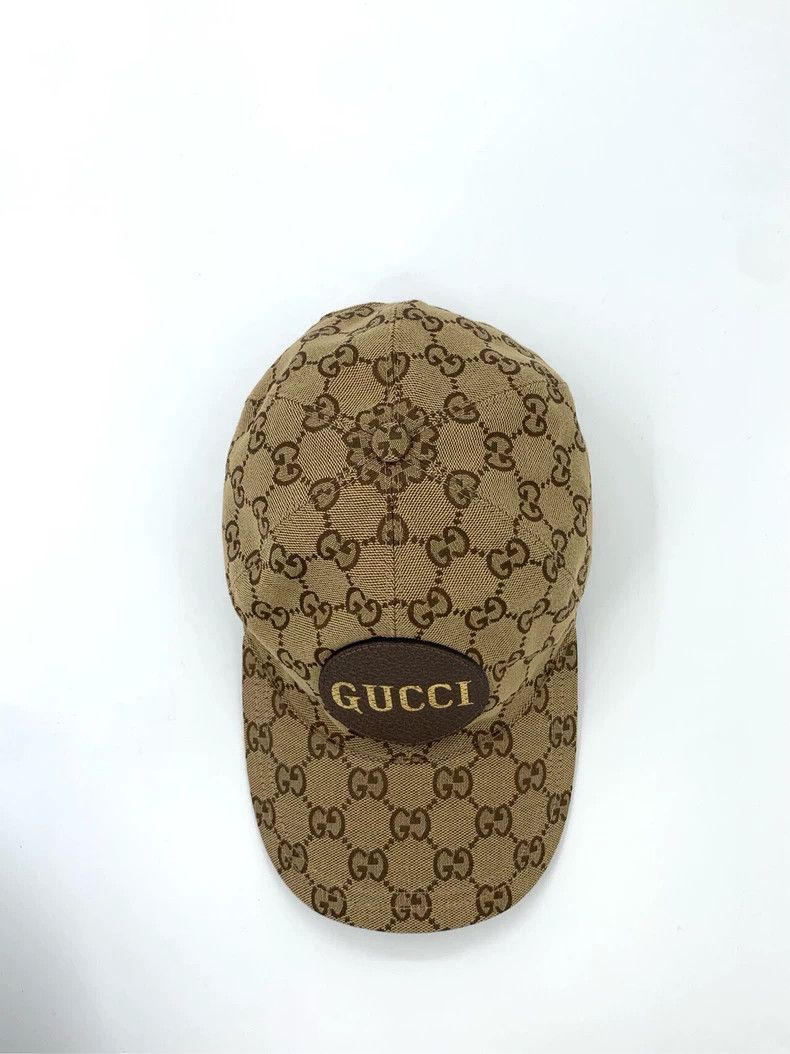 Gucci Gucci Size L Double G full print canvas brown cap size L Size ONE SIZE - 5 Thumbnail