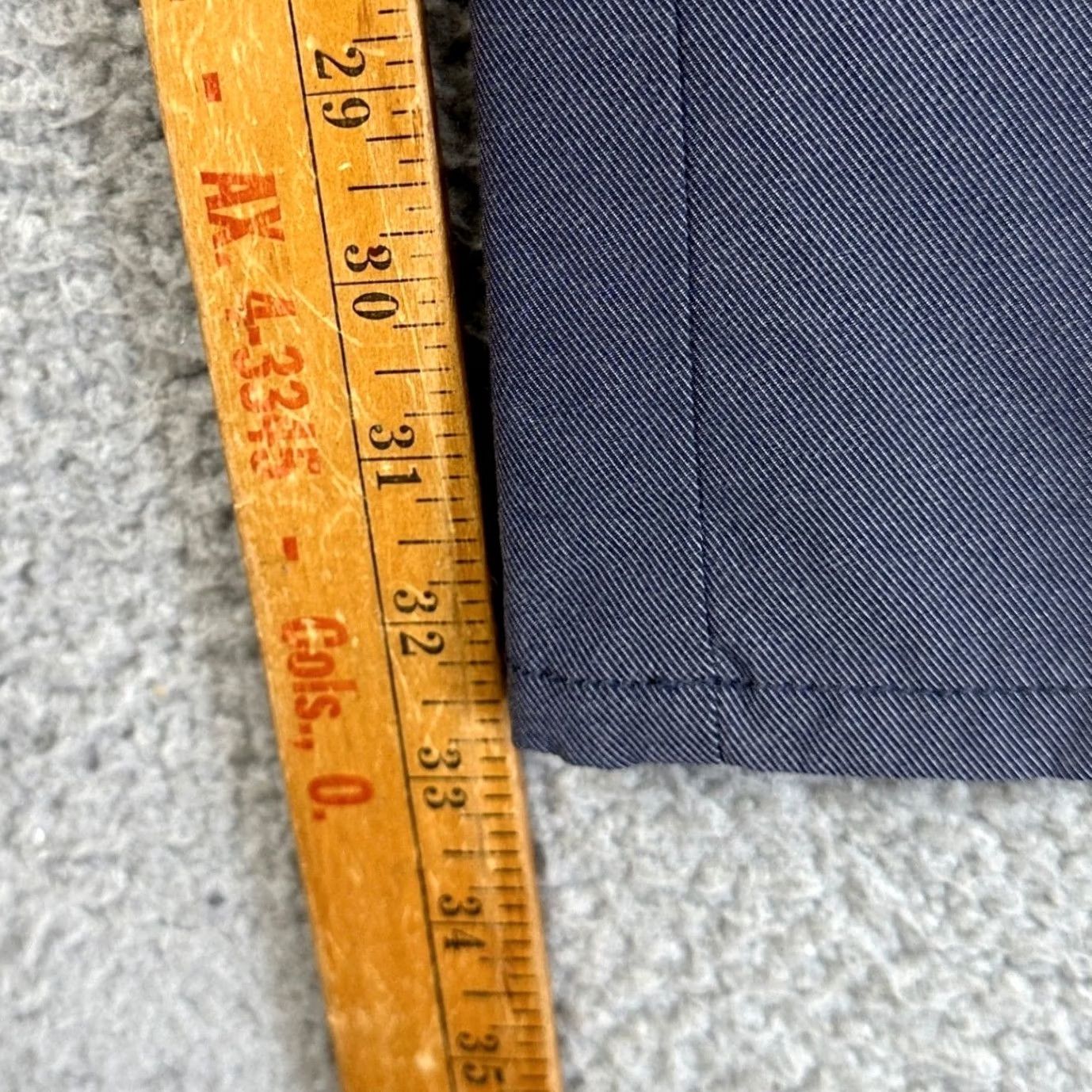 TravisMathew TravisMathew Pants Mens 36 Blue Grey Golf Chino Flat Front Stretch Performance Pocket Slash Size US 36 / EU 52 - 5 Thumbnail