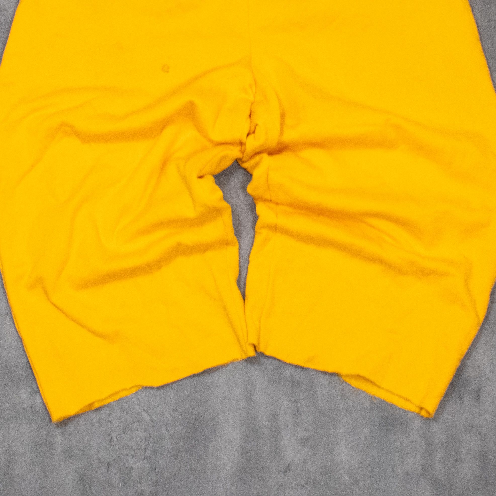 Handmade Y2K 00's Baggy Relax Fit Wide Yellow Sweatpant's Size US 44 / EU 60 - 3 Thumbnail