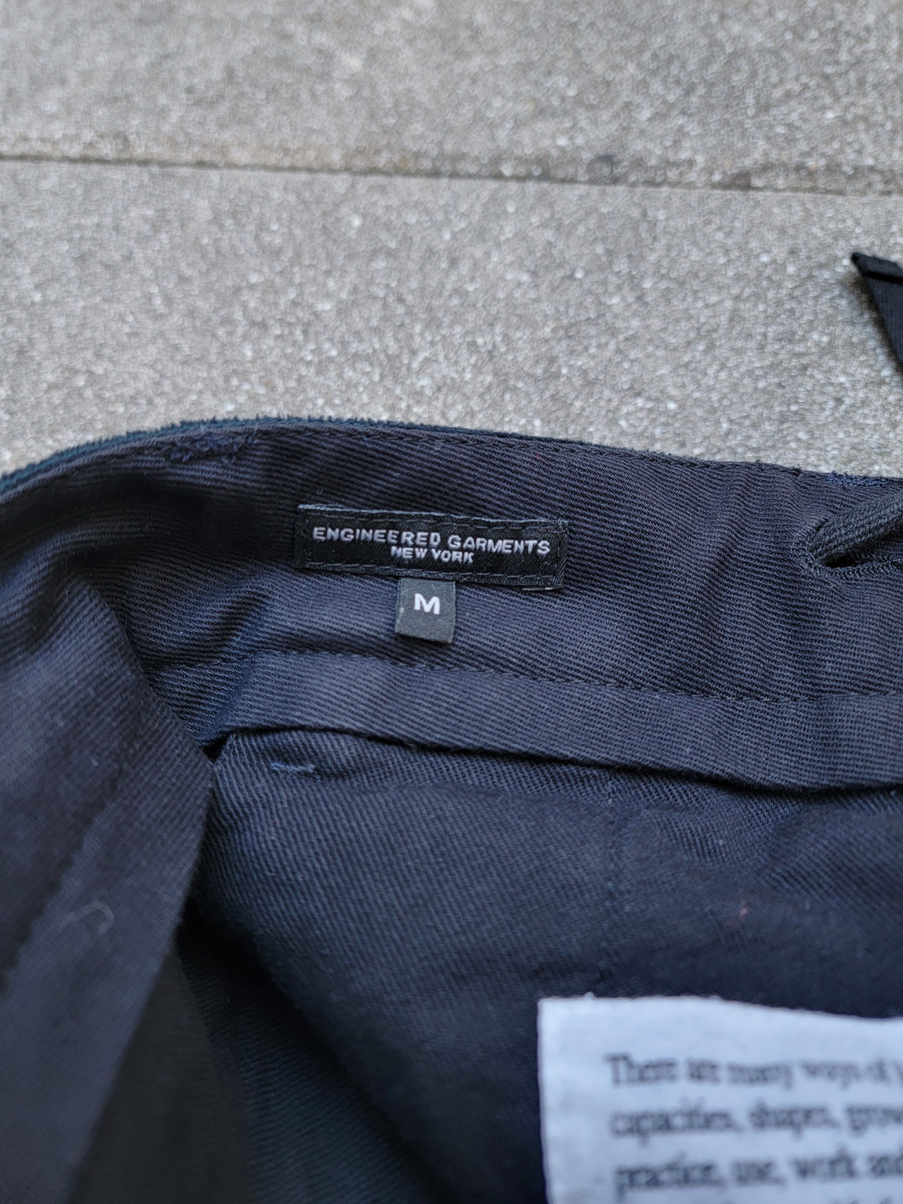 Engineered Garments Andover Pant Dark Navy Cotton 4.5W Corduroy Size US 34 / EU 50 - 5 Thumbnail