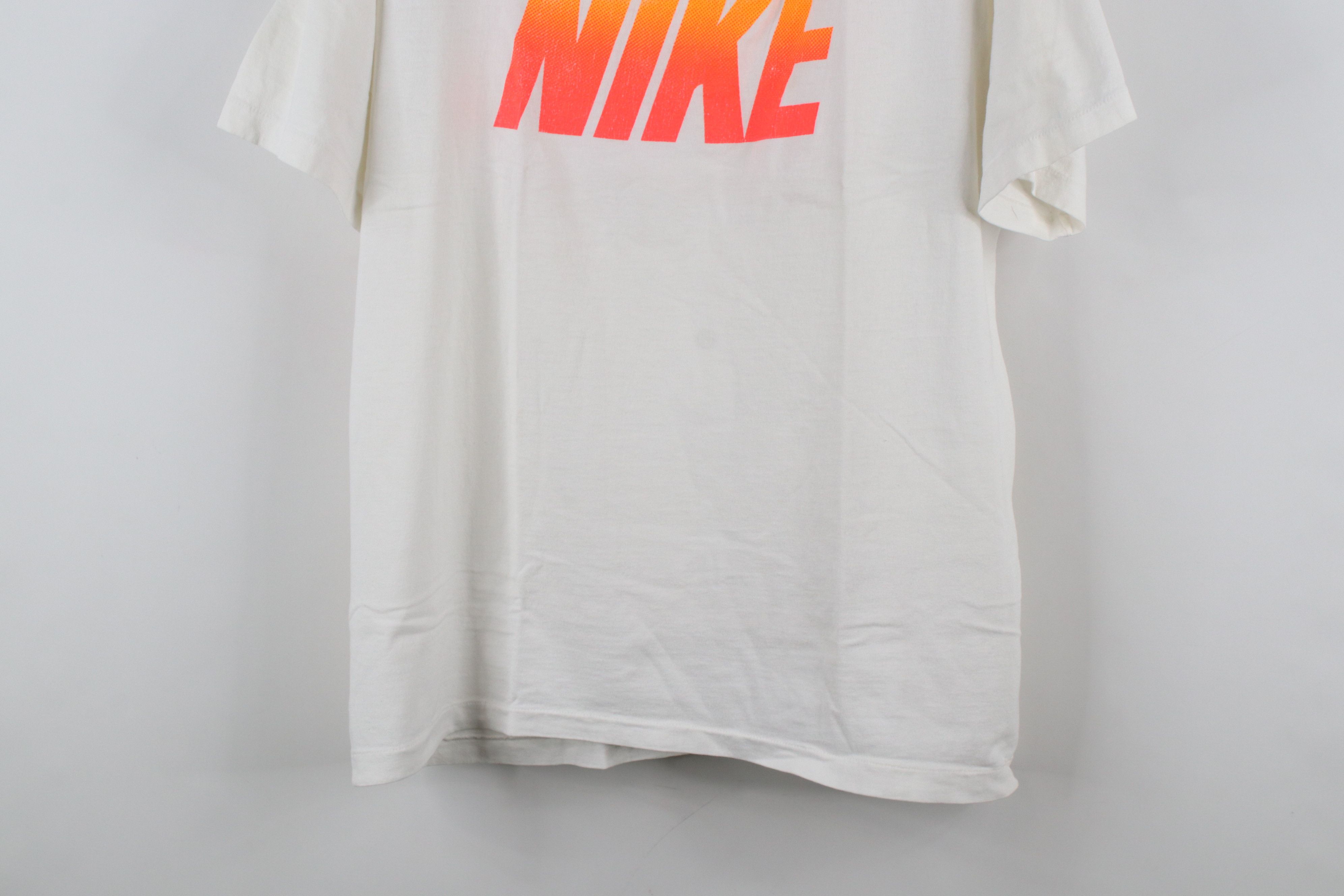 Nike × Vintage Vintage 90s Nike Spell Block Letter Short Sleeve T-Shirt USA Size US L / EU 52-54 / 3 - 3 Thumbnail