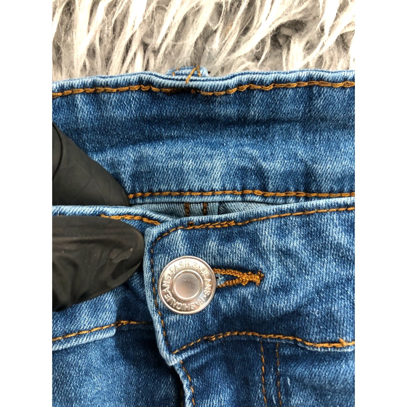 Shein SheIn Shorts Womens 14 Mid Rise Blue Denim Bermuda Casual 5-Pocket Regular Fit Womens Shoes? Size 36" / US 14 / IT 50 - 5 Thumbnail