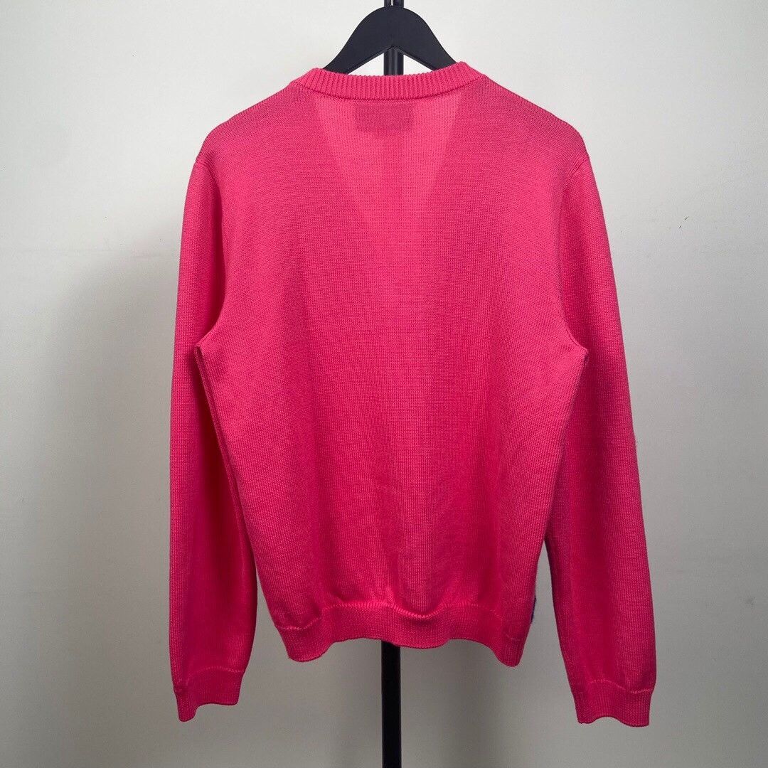 Gucci Gucci pink checkered knit sweater Size US L / EU 52-54 / 3 - 2 Thumbnail