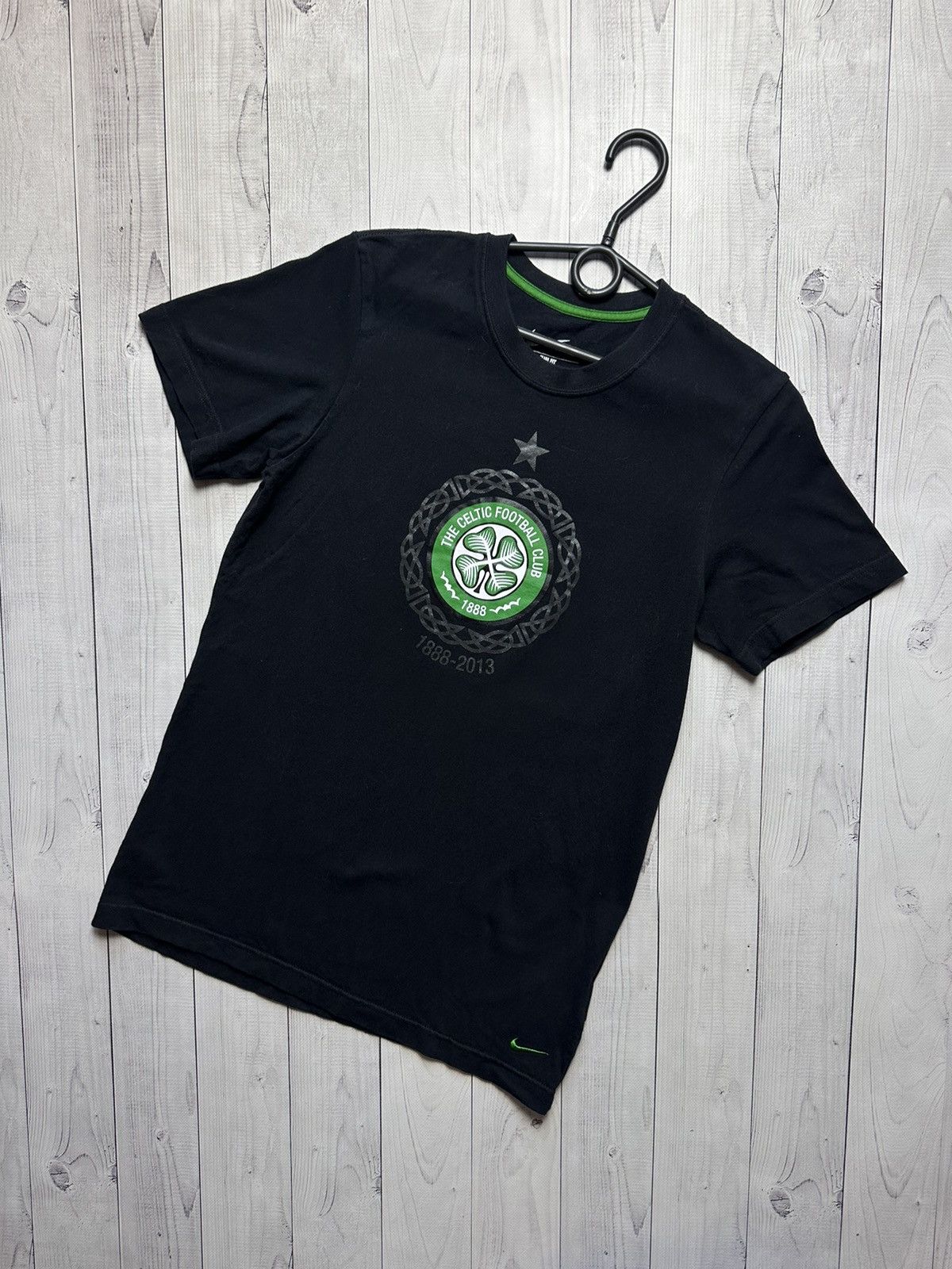 Nike × Vintage Vintage Nike Celtic soccer tee logo Size US S / EU 44-46 / 1 - 1 Thumbnail