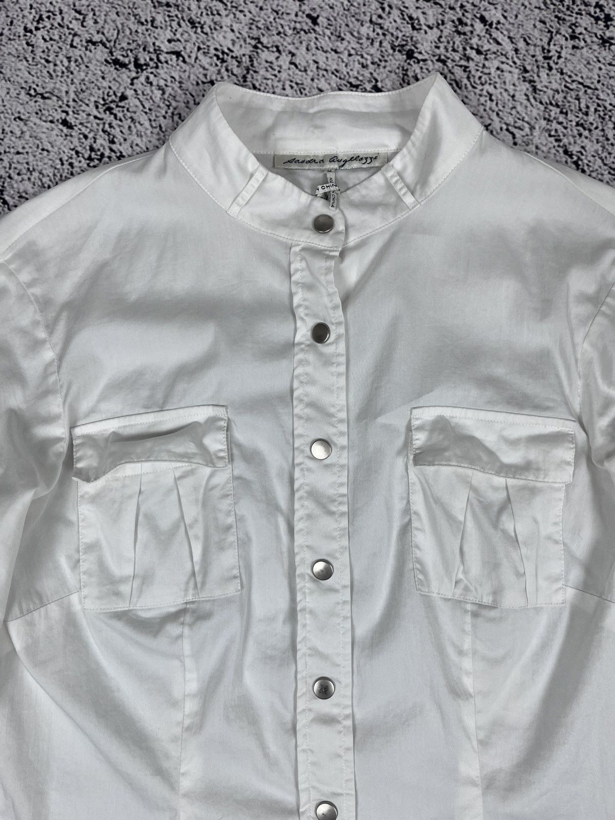 Japanese Brand Vintage Sandra Angelozzi Issey Miyake Style shirt size 36 Size XS / US 0-2 / IT 36-38 - 5 Thumbnail