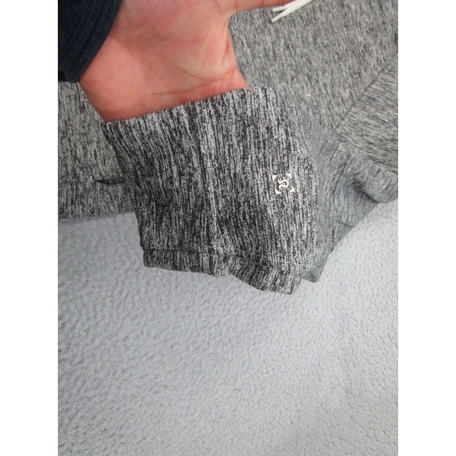 Lululemon Lululemon City Sweat Pullover Hoodie Mens M Gray Heathered Sweatshirt Long Sleeve Crew Neck Pocket Logo City Size US M / EU 48-50 / 2 - 4 Thumbnail