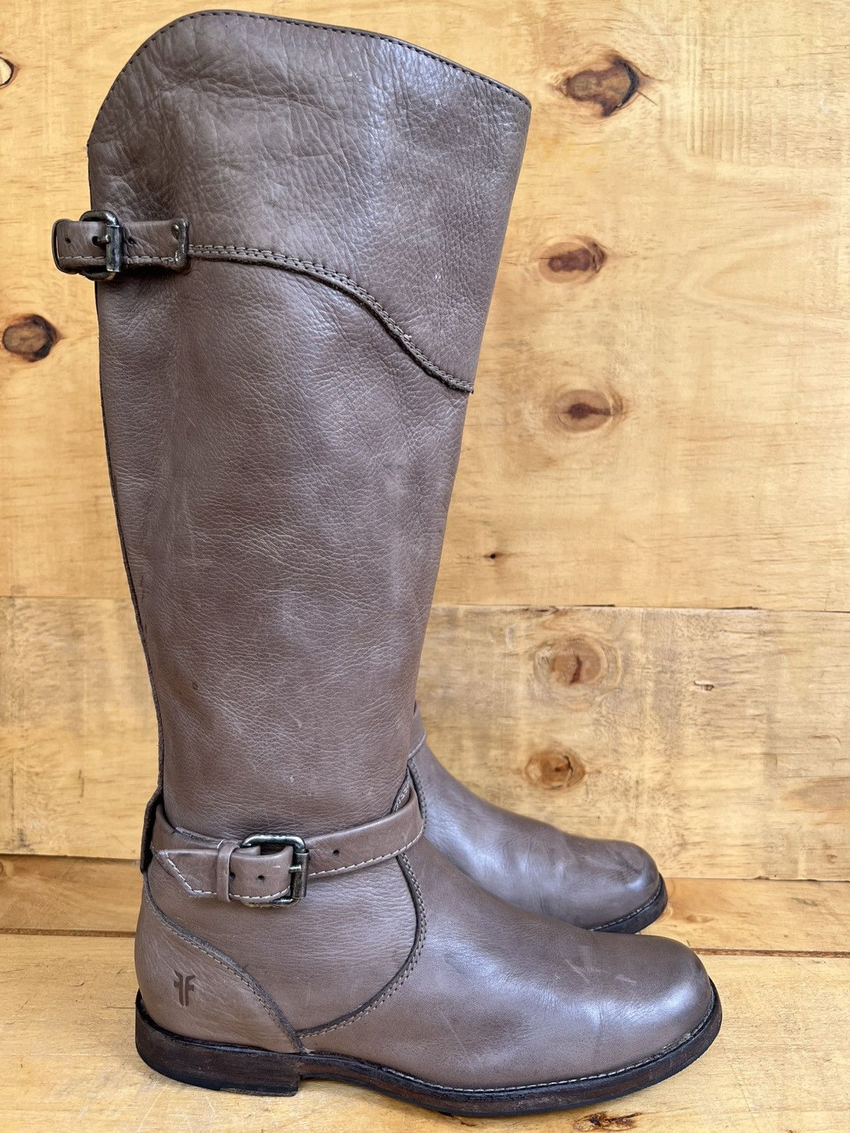 Frye Frye 'Phillip Riding' Tall Dark Brown Leather Boots Size US 8.5 / IT 38.5 - 9 Thumbnail
