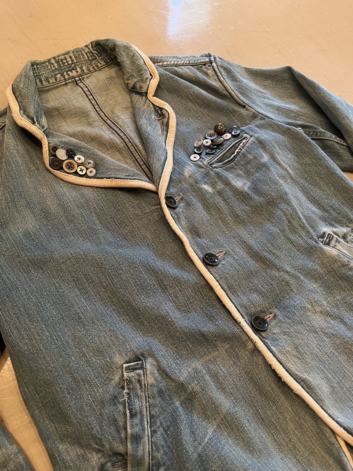 Kapital Vintage Kapital Denim Jacket Size US S / EU 44-46 / 1 - 2 Thumbnail