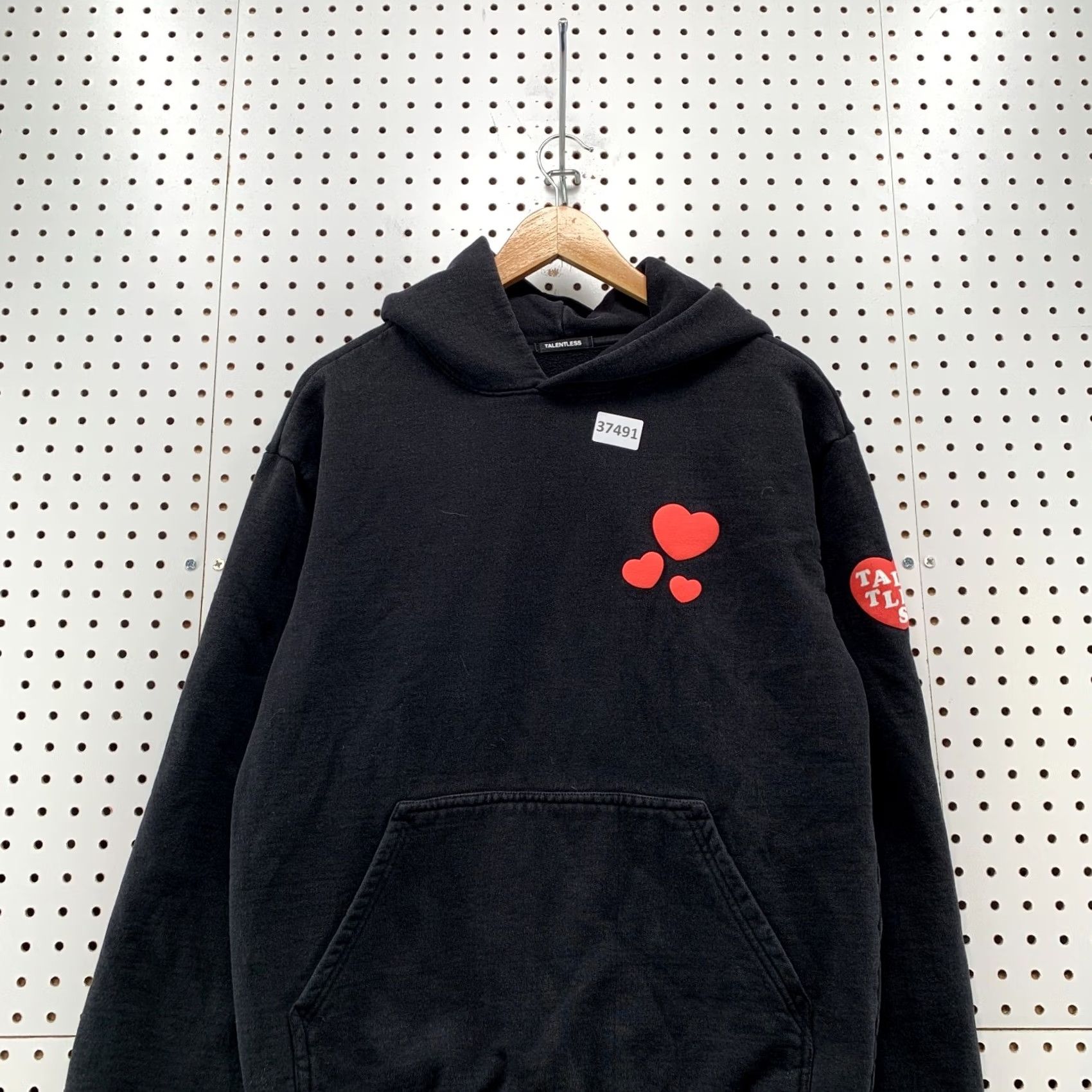 Talentless Talentless Hoodie Mens Small Black Show Me Love Heavyweight Hoodie Size US S / EU 44-46 / 1 - 3 Thumbnail