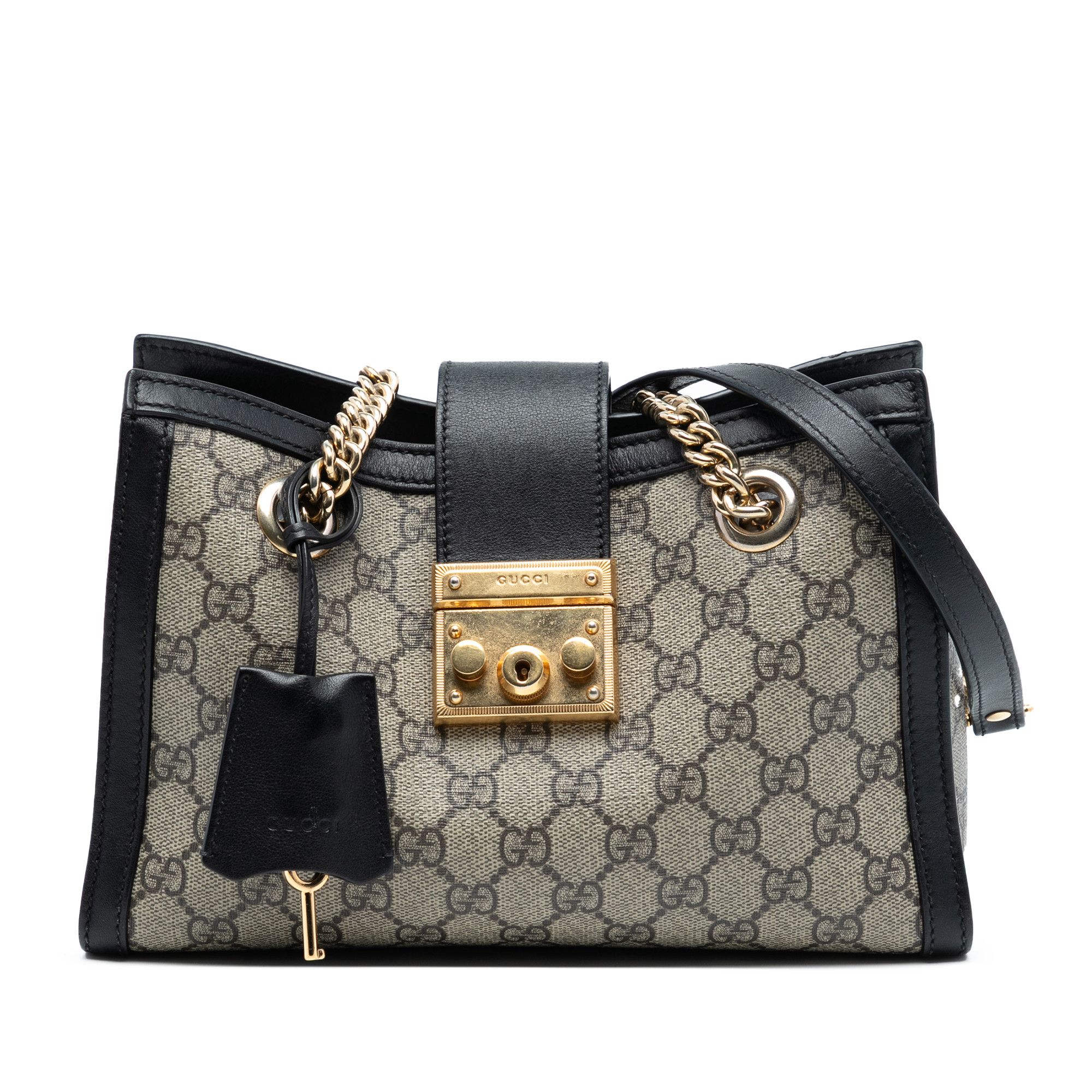 Gucci Gucci Small GG Supreme Padlock Tote Size ONE SIZE - 1 Thumbnail