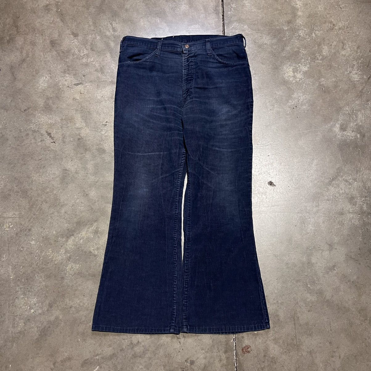 JCPenney Vintage 70s Plain Pockets Flare Boot Cut Corduroy Pants USA Size US 36 / EU 52 - 1 Thumbnail
