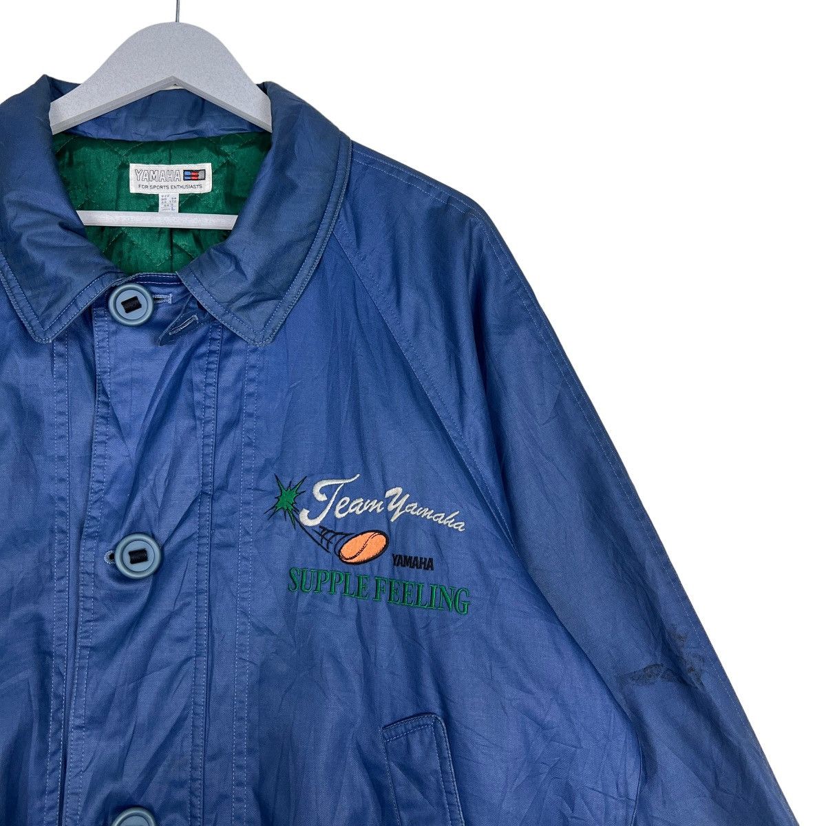 Japanese Brand 🔥 VINTAGE YAMAHA TEAM BOMBER JACKET Size US L / EU 52-54 / 3 - 7 Thumbnail