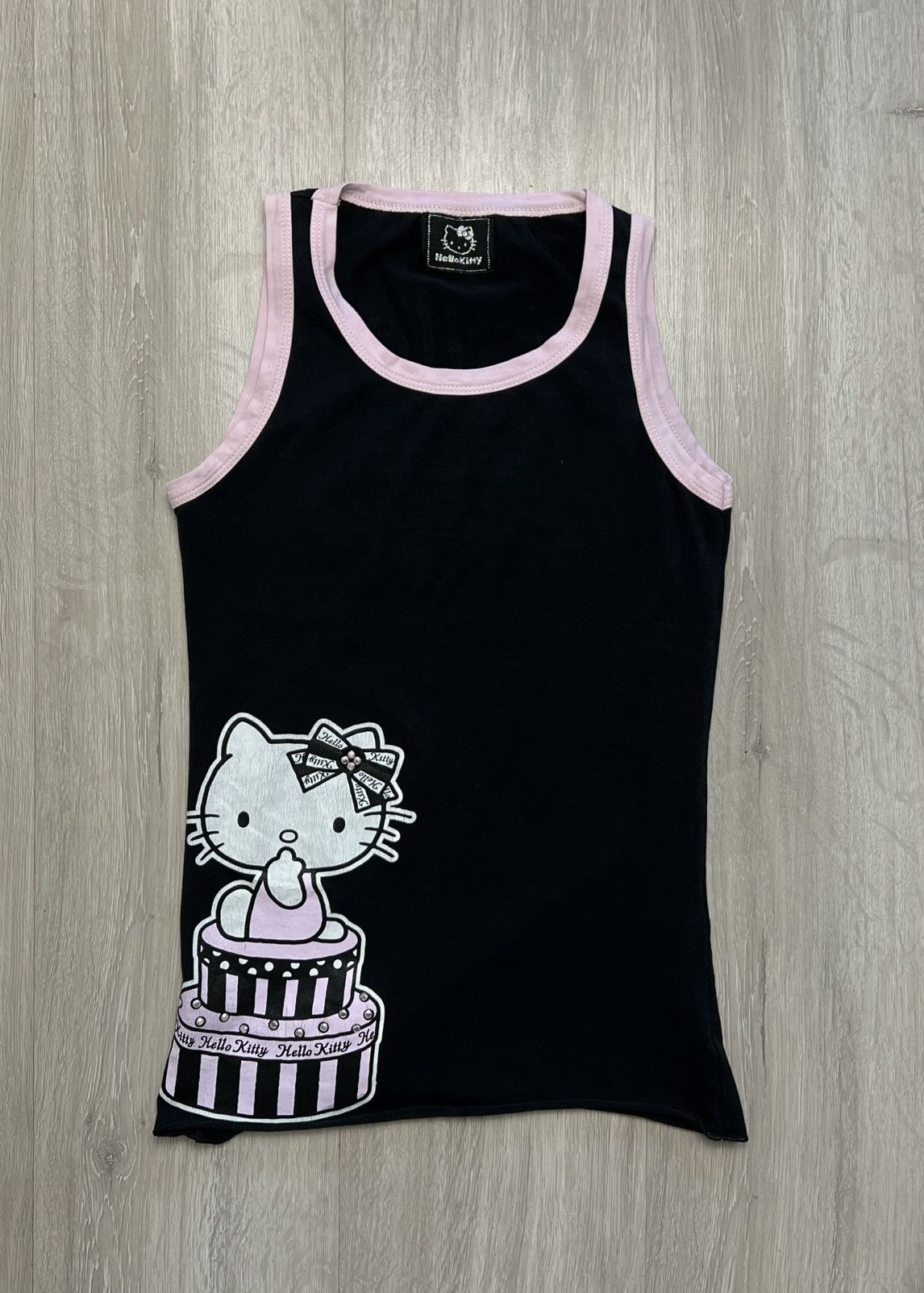 Japanese Brand × Vintage Hello Kitty Sanrio Vintage Y2K Tank Top Size L / US 10 / IT 46 - 1 Thumbnail