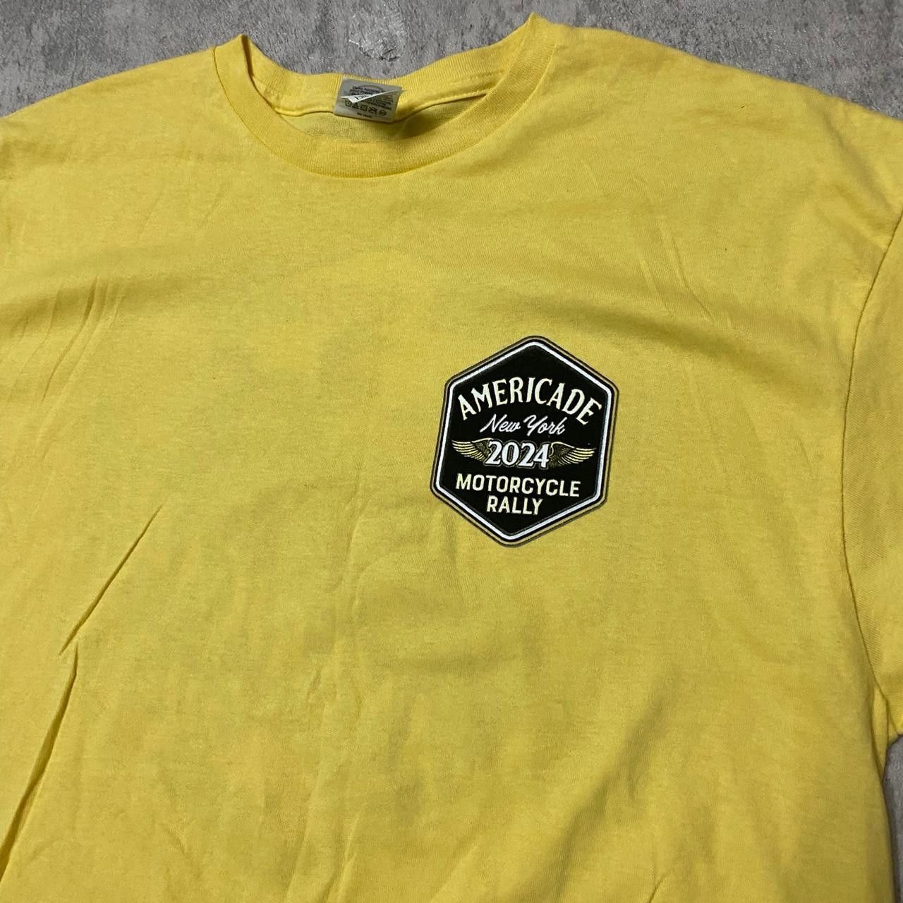 Other Yellow Lake George Americanade Motorcycle Rally 2024 Size US XL / EU 56 / 4 - 4 Thumbnail