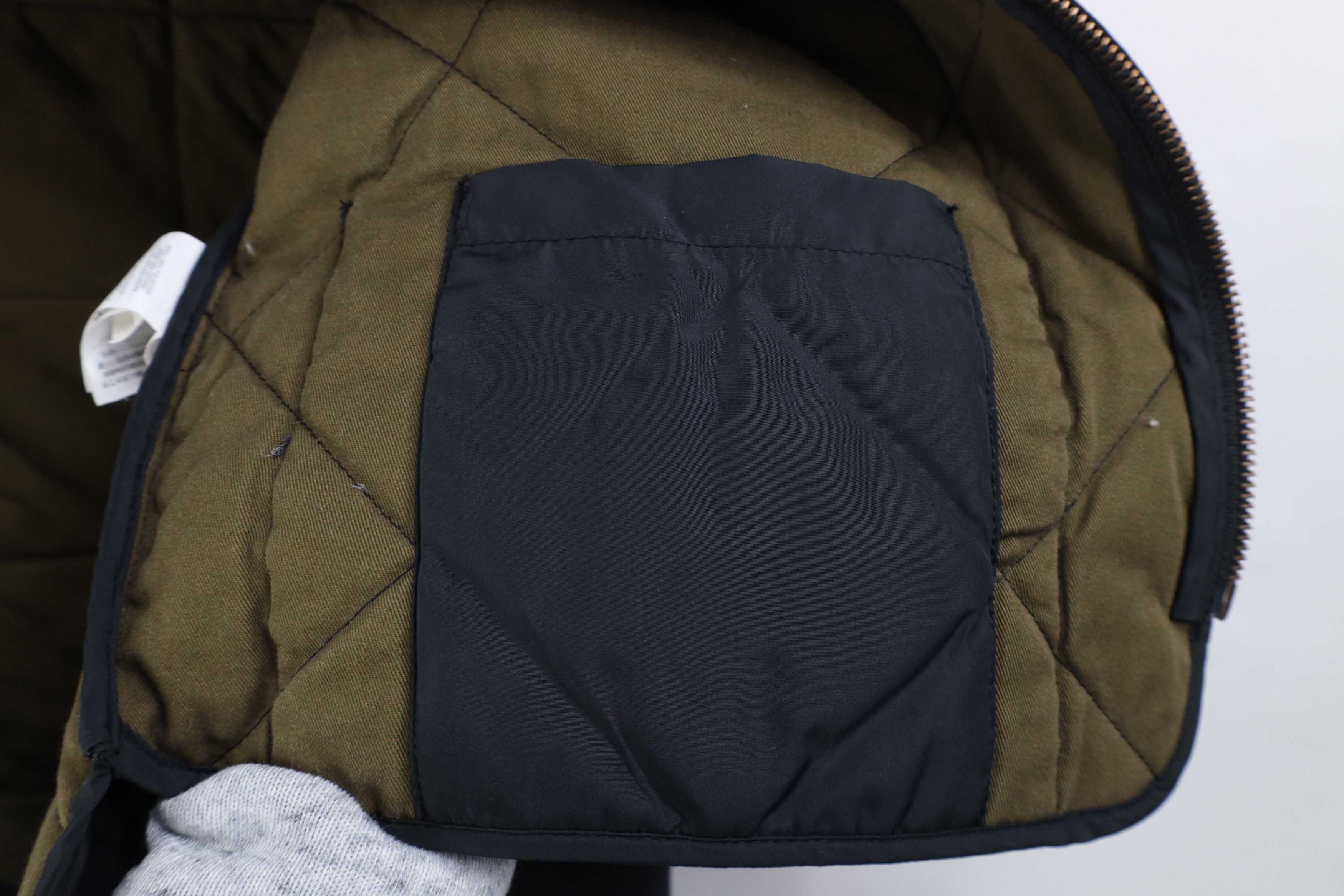 J.Crew J Crew Faded Button Back Quilted Full Zip Vest Jacket Black Size US M / EU 48-50 / 2 - 10 Thumbnail