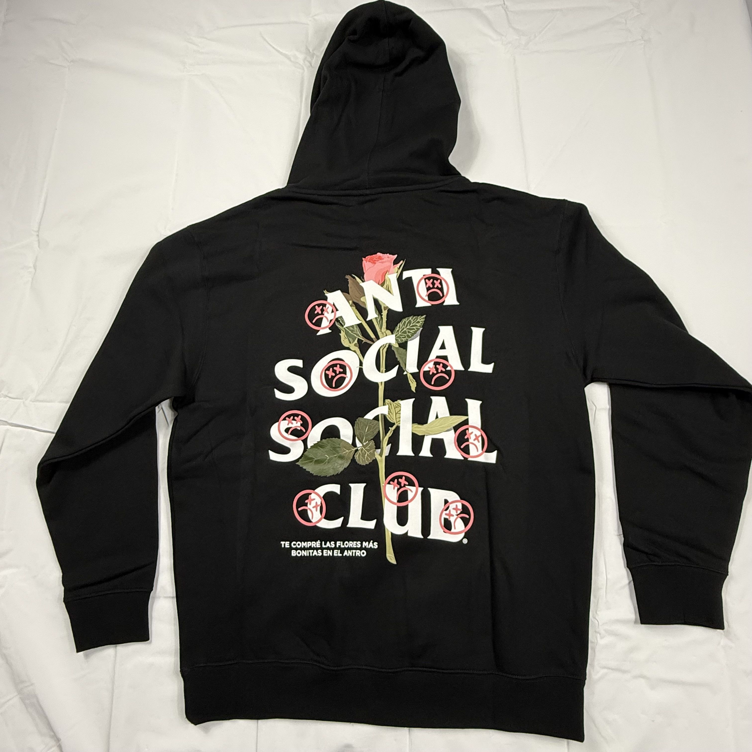 Anti Social Social Club Anti Social Social Club Te Compre Las Flores Rose Hoodie Size US L / EU 52-54 / 3 - 1 Thumbnail