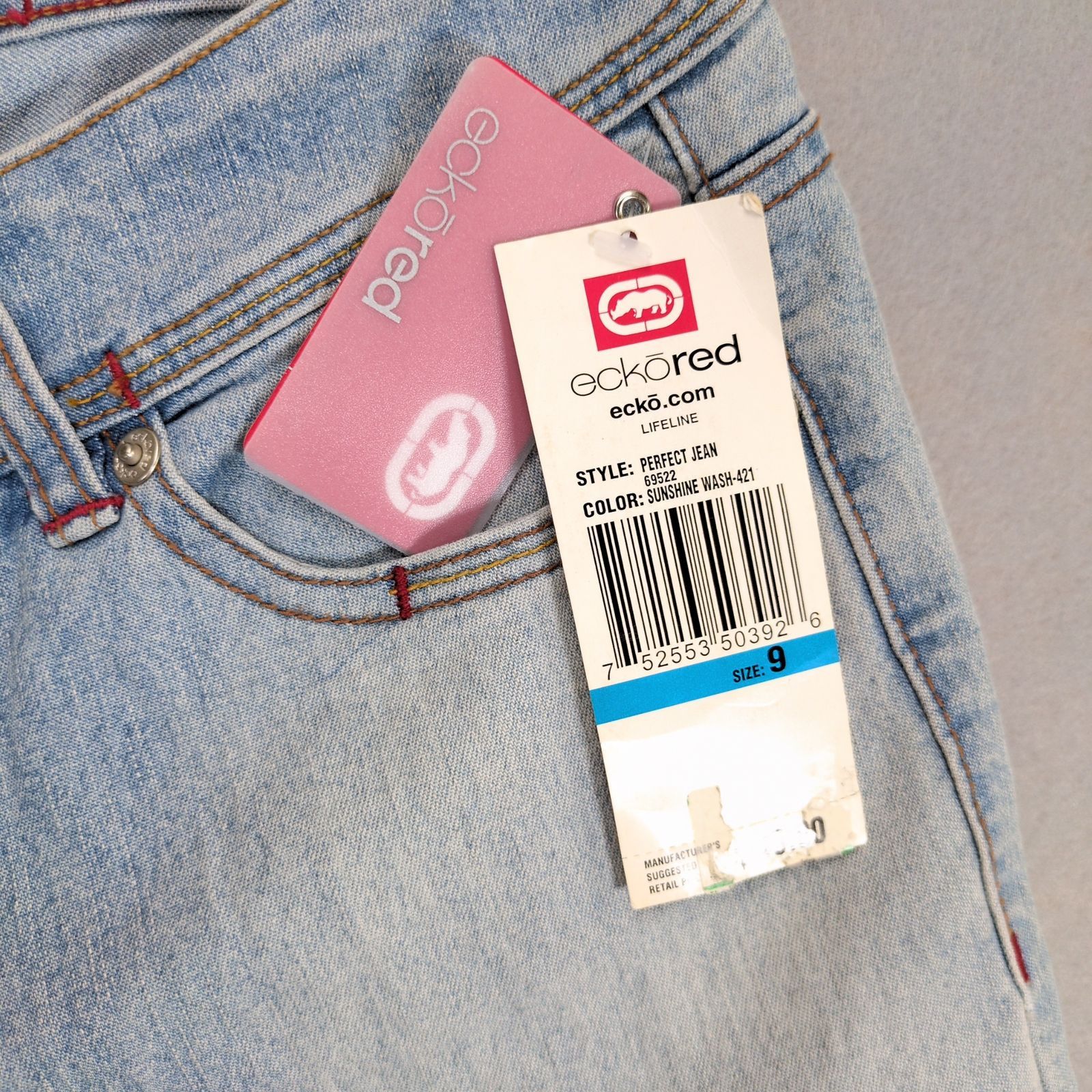 Ecko Unltd. NWT Ecko Red Denim Foundry Low Rise Bootcut Jeans 30x34 Size 30" / US 8 / IT 44 - 4 Thumbnail