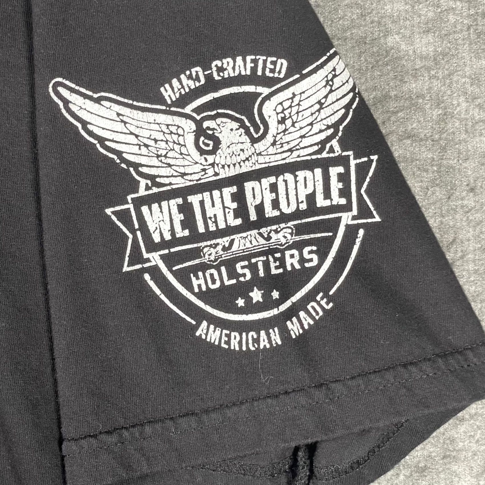 Vintage We The People Holsters Shirt Mens XL Black Graphic F Around & Find Out USA Made Size US XL / EU 56 / 4 - 6 Thumbnail