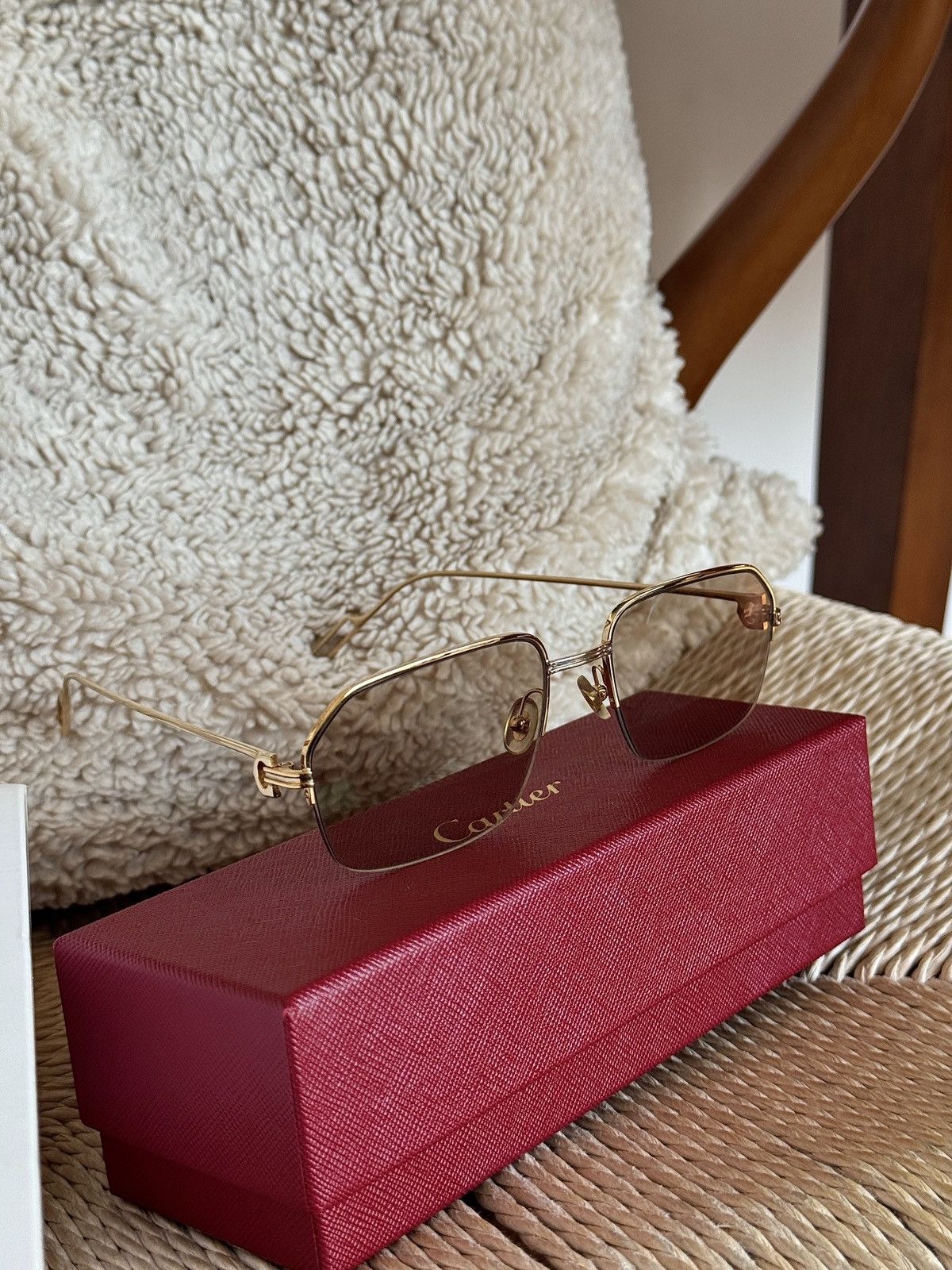 Cartier Cartier Sunglasses Première de Cartier – CT01140 (003) Size ONE SIZE - 11 Thumbnail